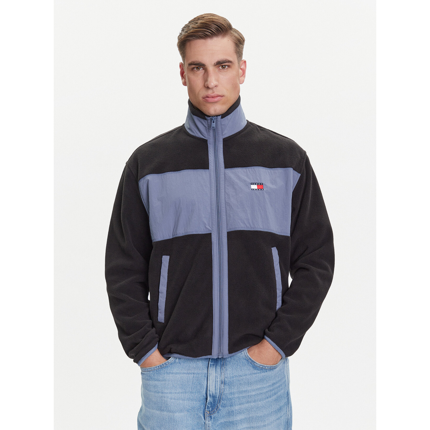 Tommy Jeans Polar DM0DM21906 Czarny Relaxed Fit