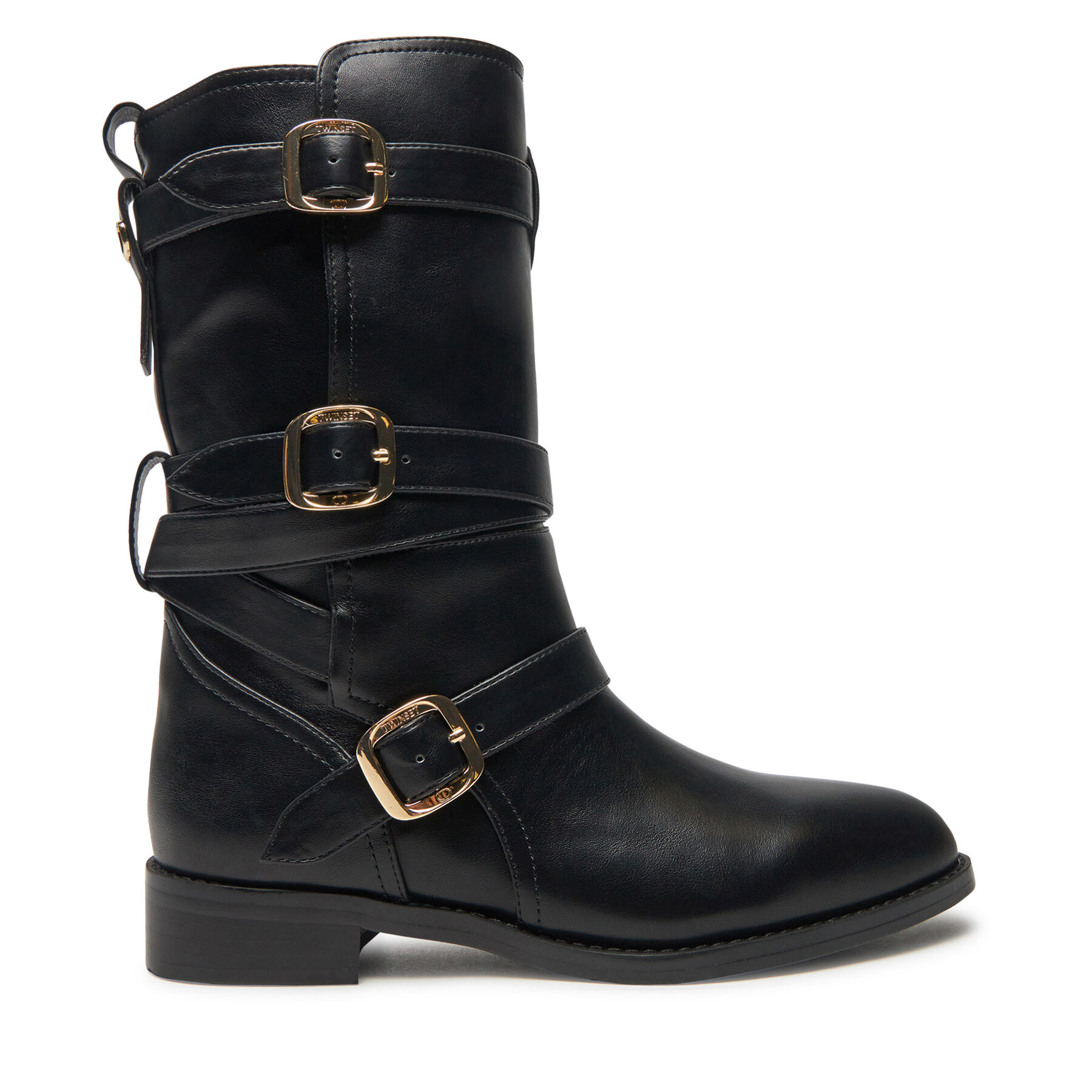 TWINSET Botki 242TGT072 Czarny