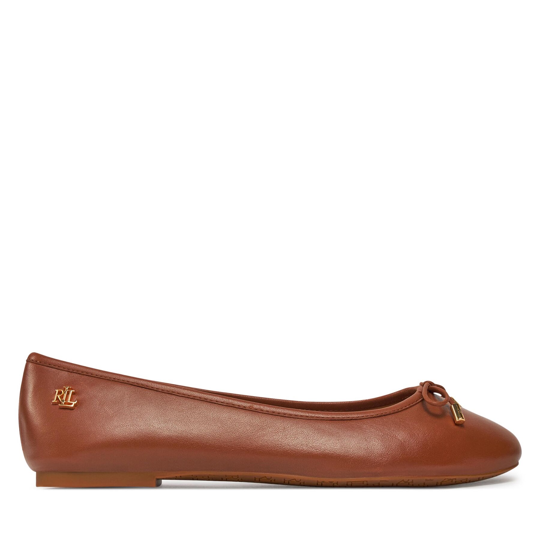 Lauren Ralph Lauren Baleriny 802940603002 Brązowy