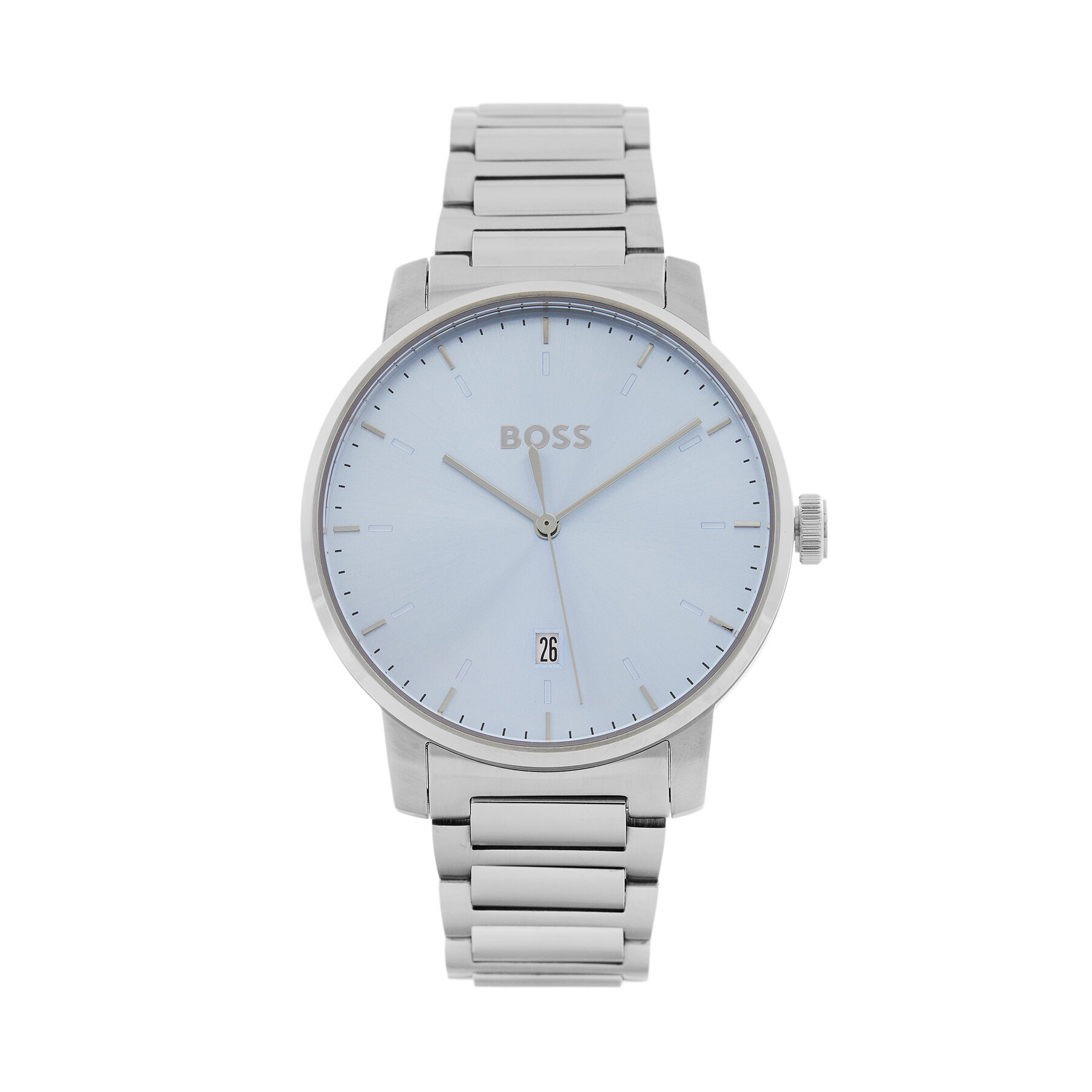 BOSS Zegarek Dean 1514132 Srebrny