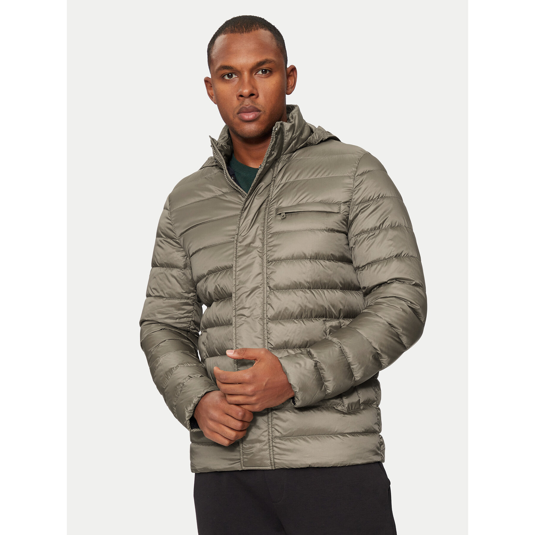 Geox Kurtka puchowa Warrens M4625E T3146 F5259 Beżowy Regular Fit