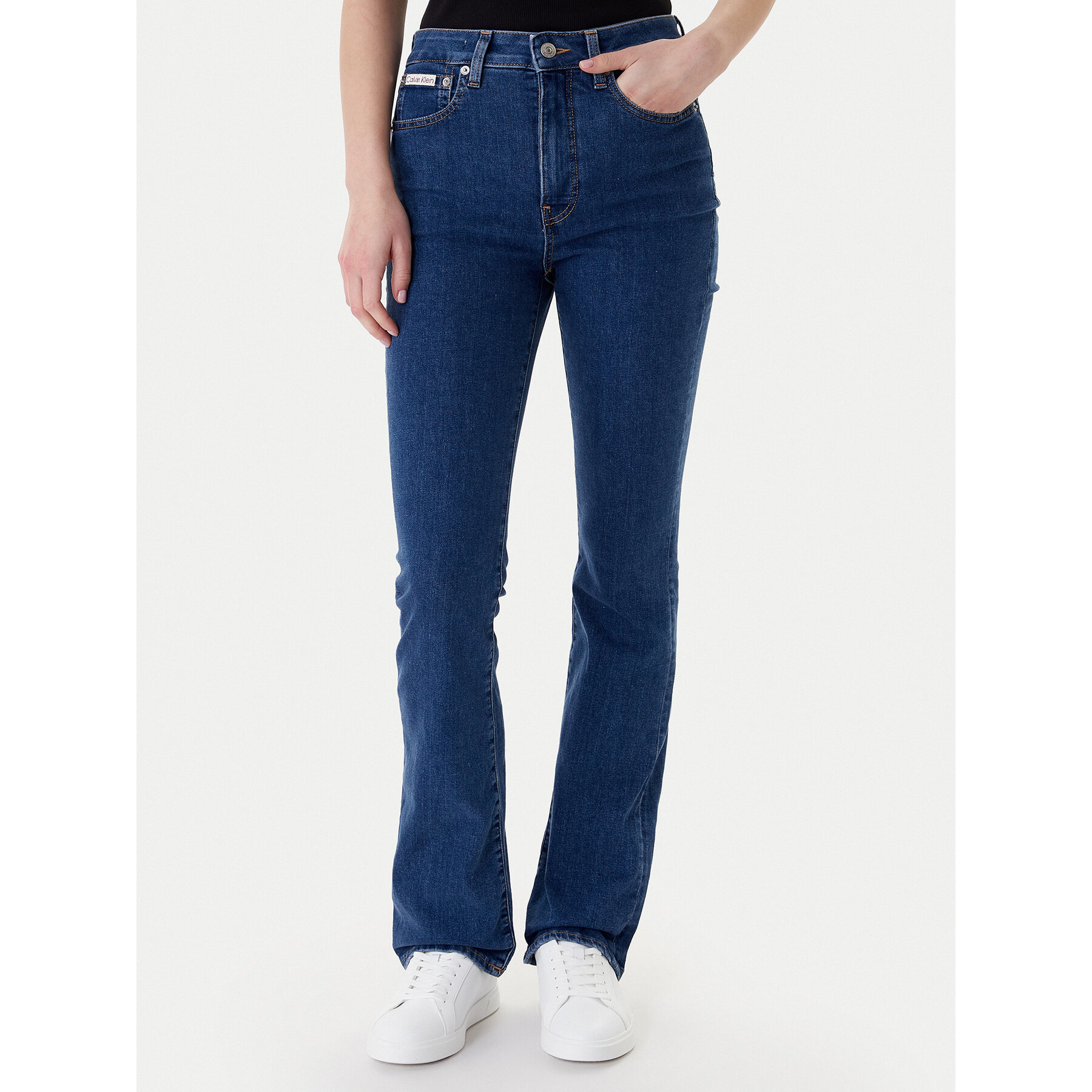 Calvin Klein Jeans Jeansy LV047E619G Niebieski Skinny Fit