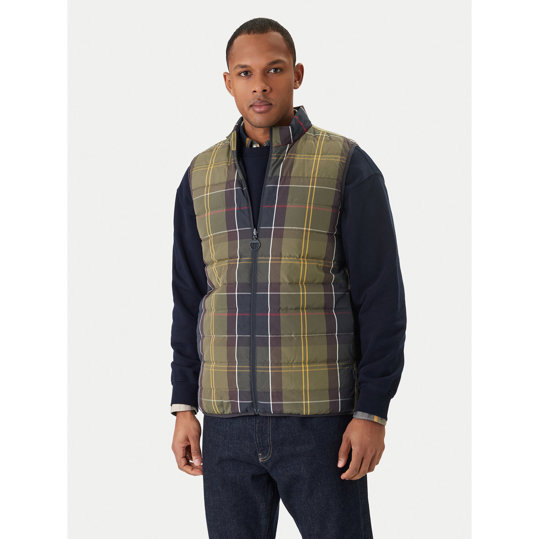 Barbour Kamizelka MGI0314TN52 Zielony Regular Fit