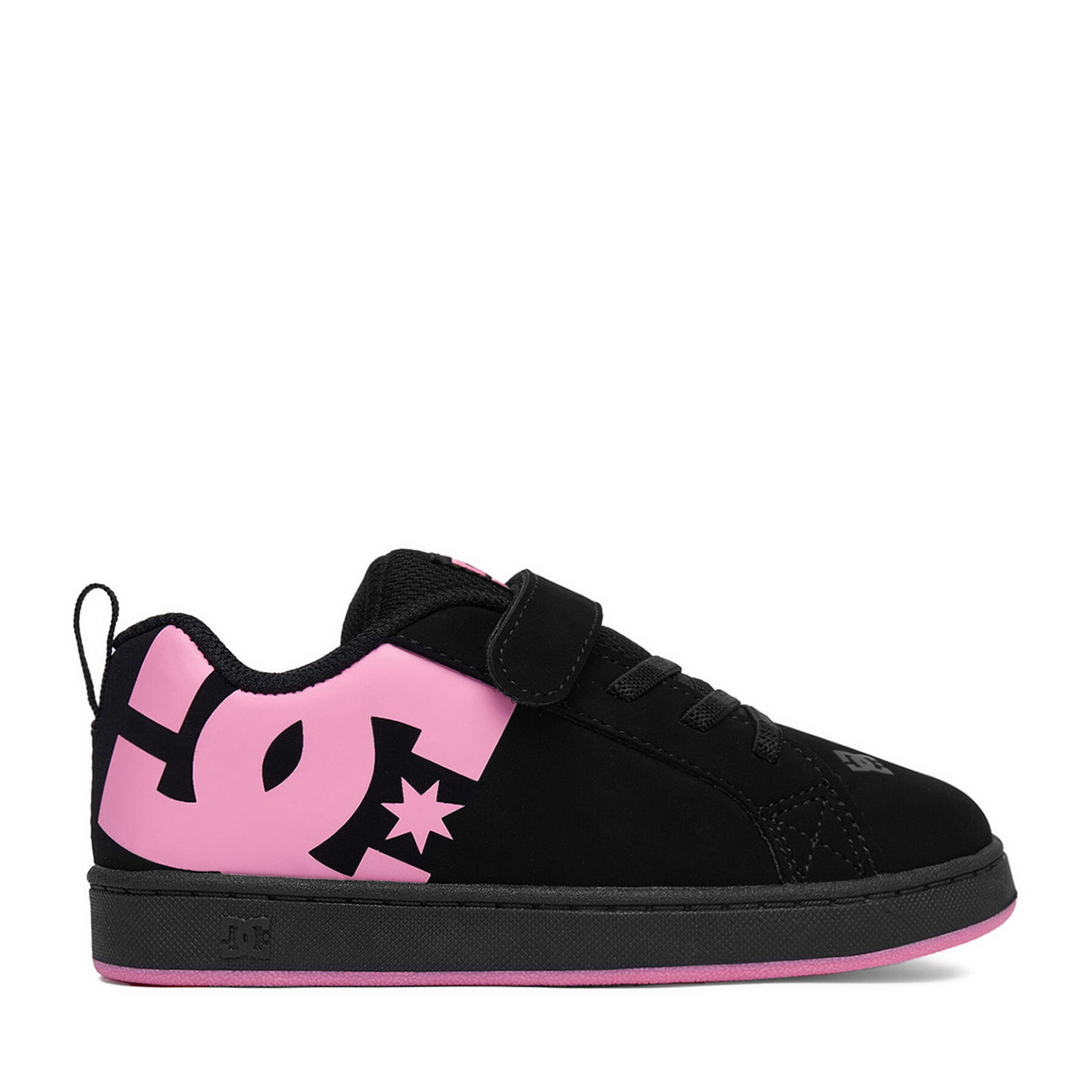 DC Shoes Sneakersy EO-COURT GRAFFIK ELASTIC TODDLER DC02547003 Czarny