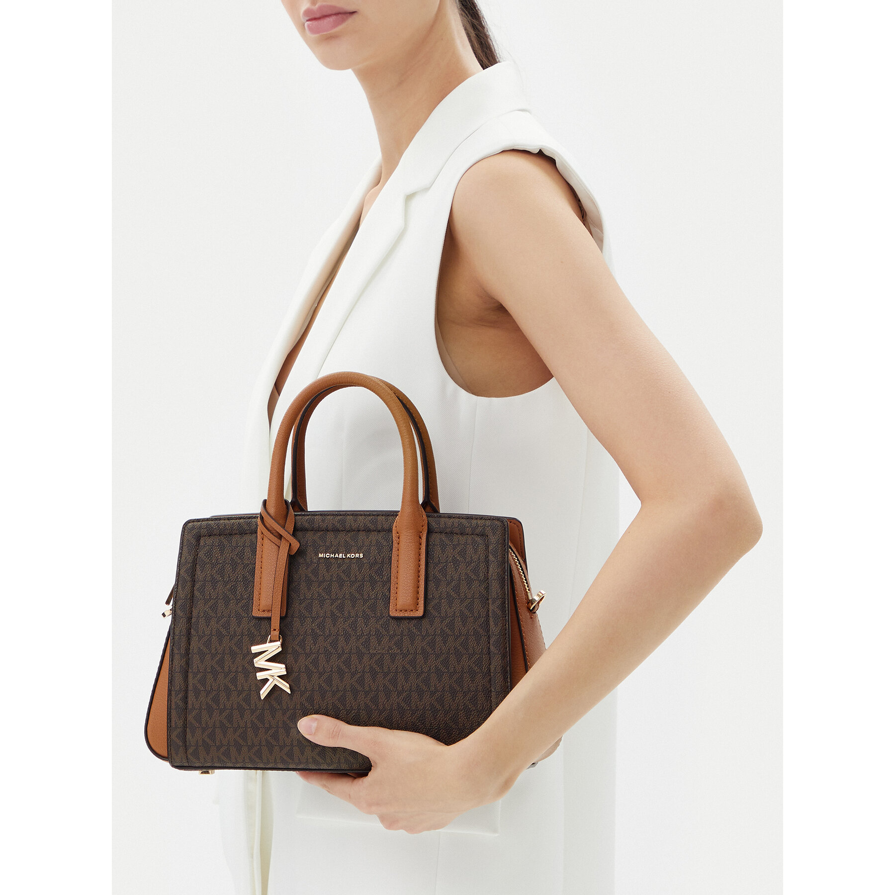 MICHAEL Michael Kors Torebka Laila 30S5G9IS1B Brązowy