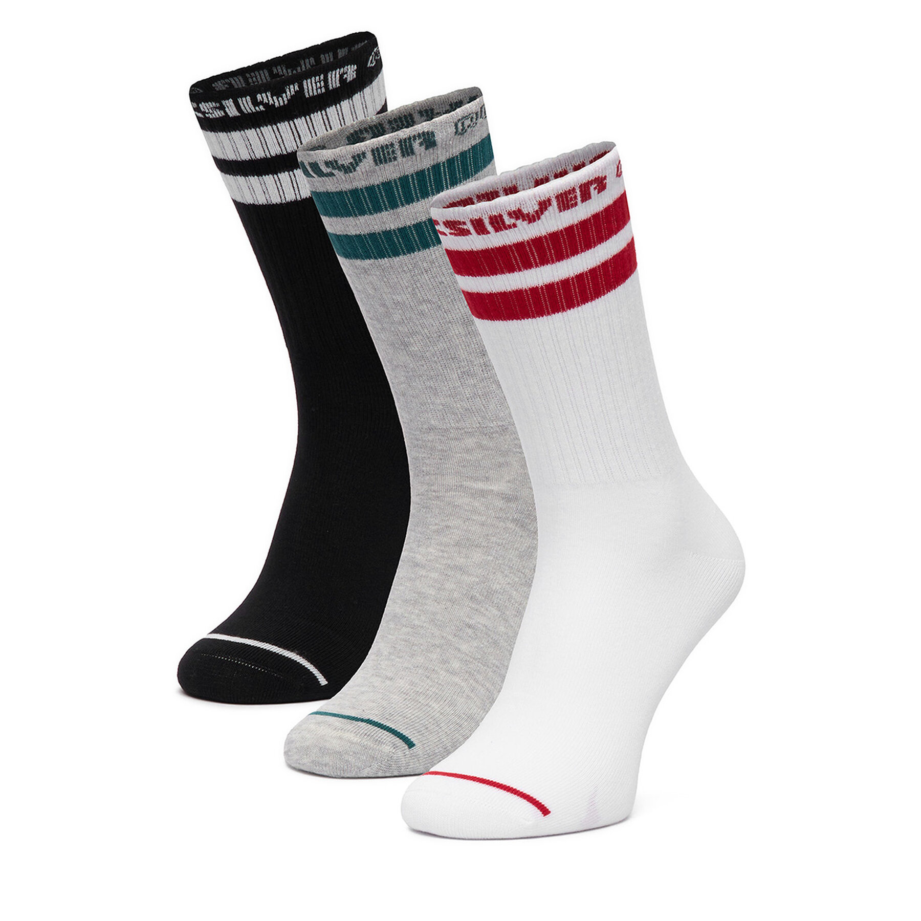 Quiksilver Skarpety długie CEO_BR_QUIK_2040_W_AW25 (3 PACK) Kolorowy