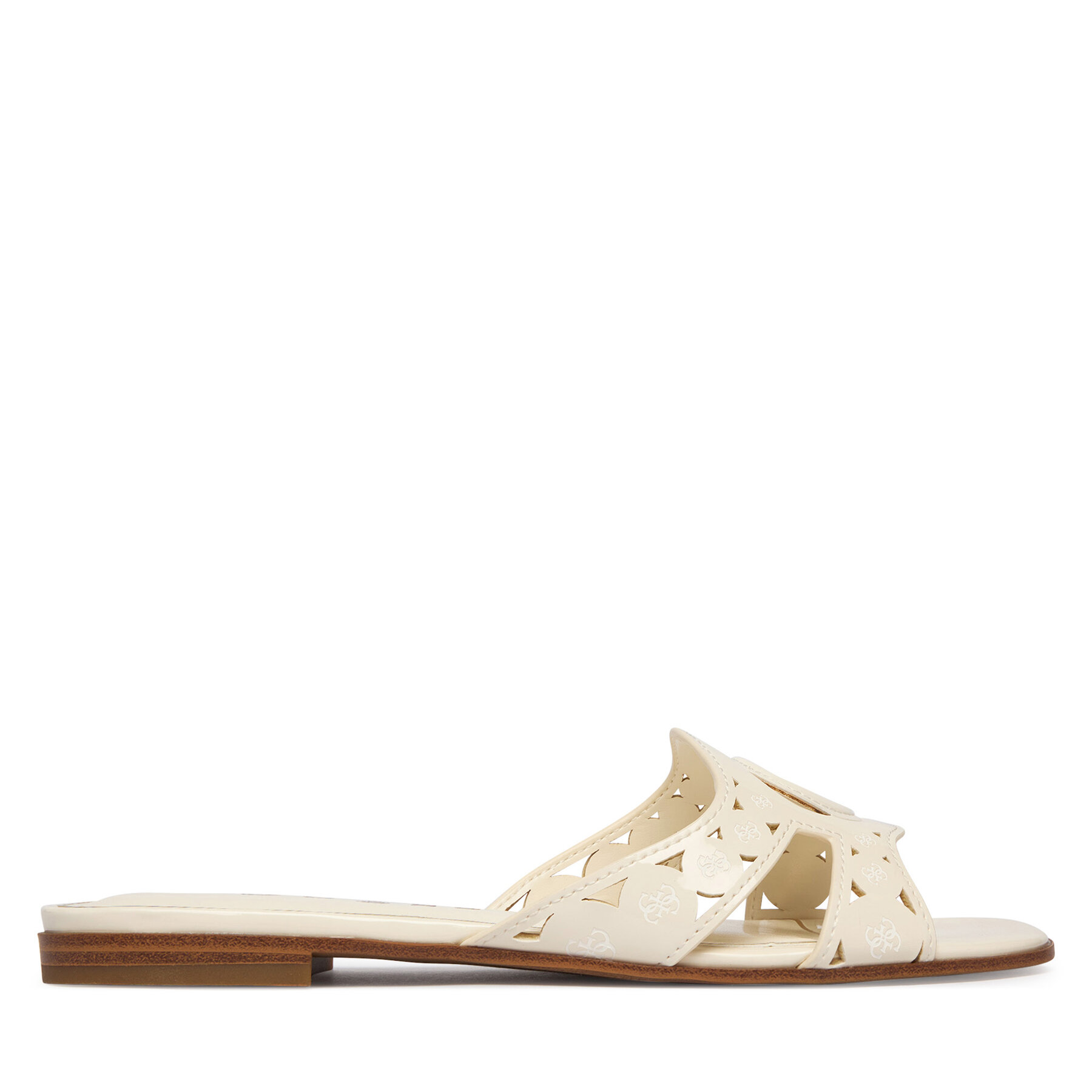 Guess Klapki FLJCIE PAF03 Kremowy