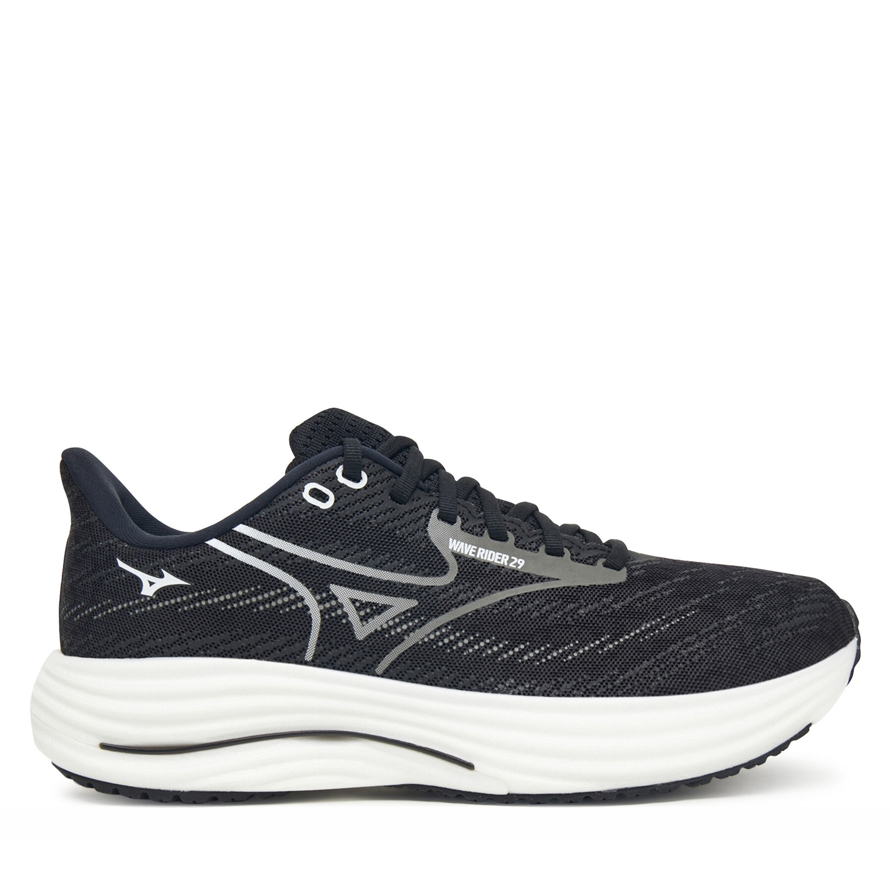 Mizuno Buty do biegania Wave Rider 29 J1GC2503 Czarny