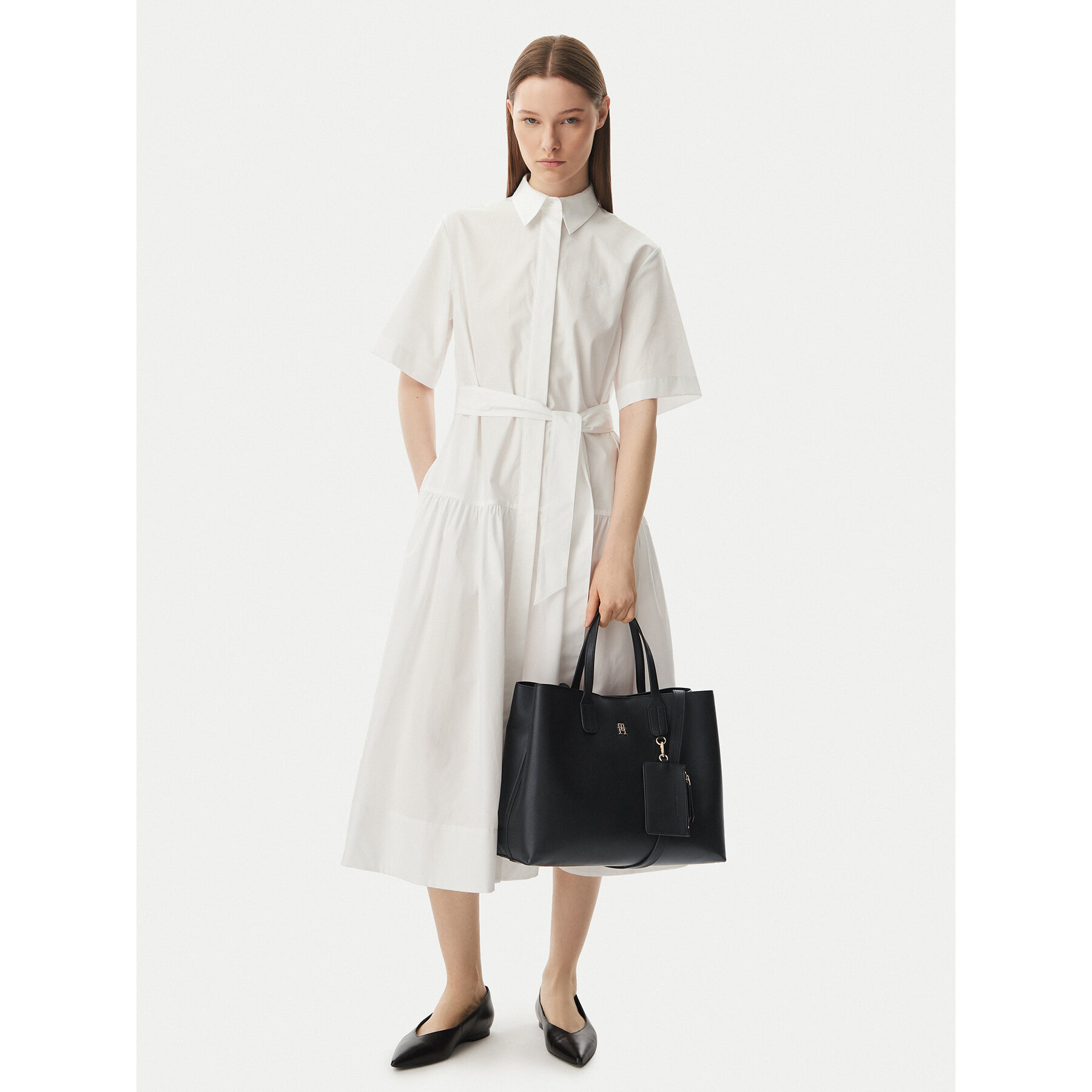 Tommy Hilfiger Torebka Th Icon Satchel AW0AW18723 Czarny