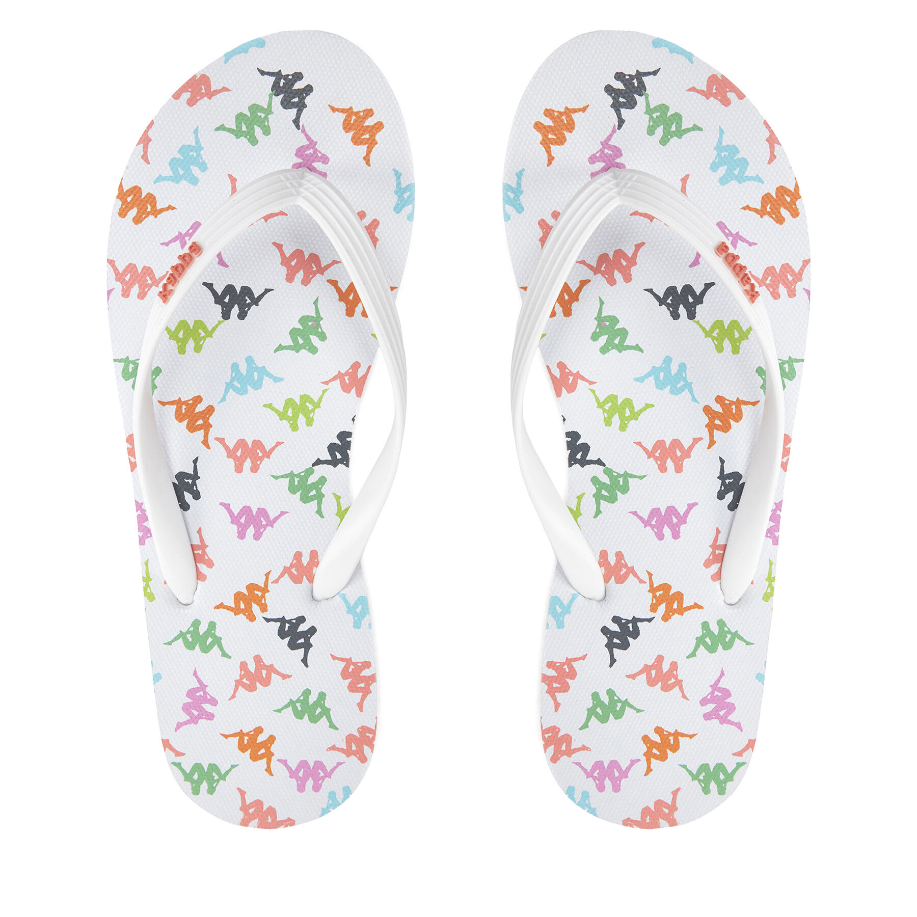 Kappa Japonki 351C22W White - Pink Coral - Pink Fuchsia Kolorowy