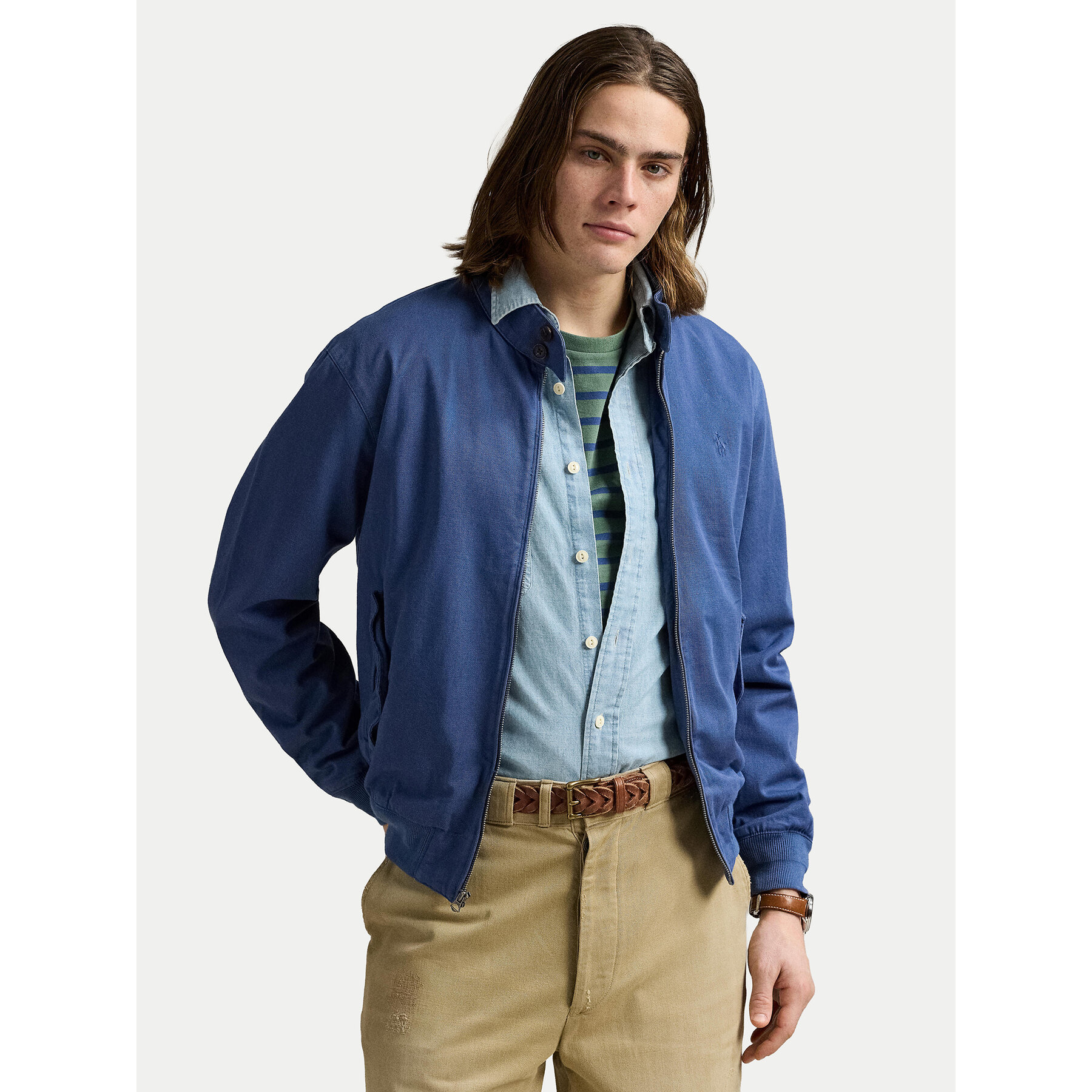 Polo Ralph Lauren Wiatrówka 710970569001 Niebieski Regular Fit