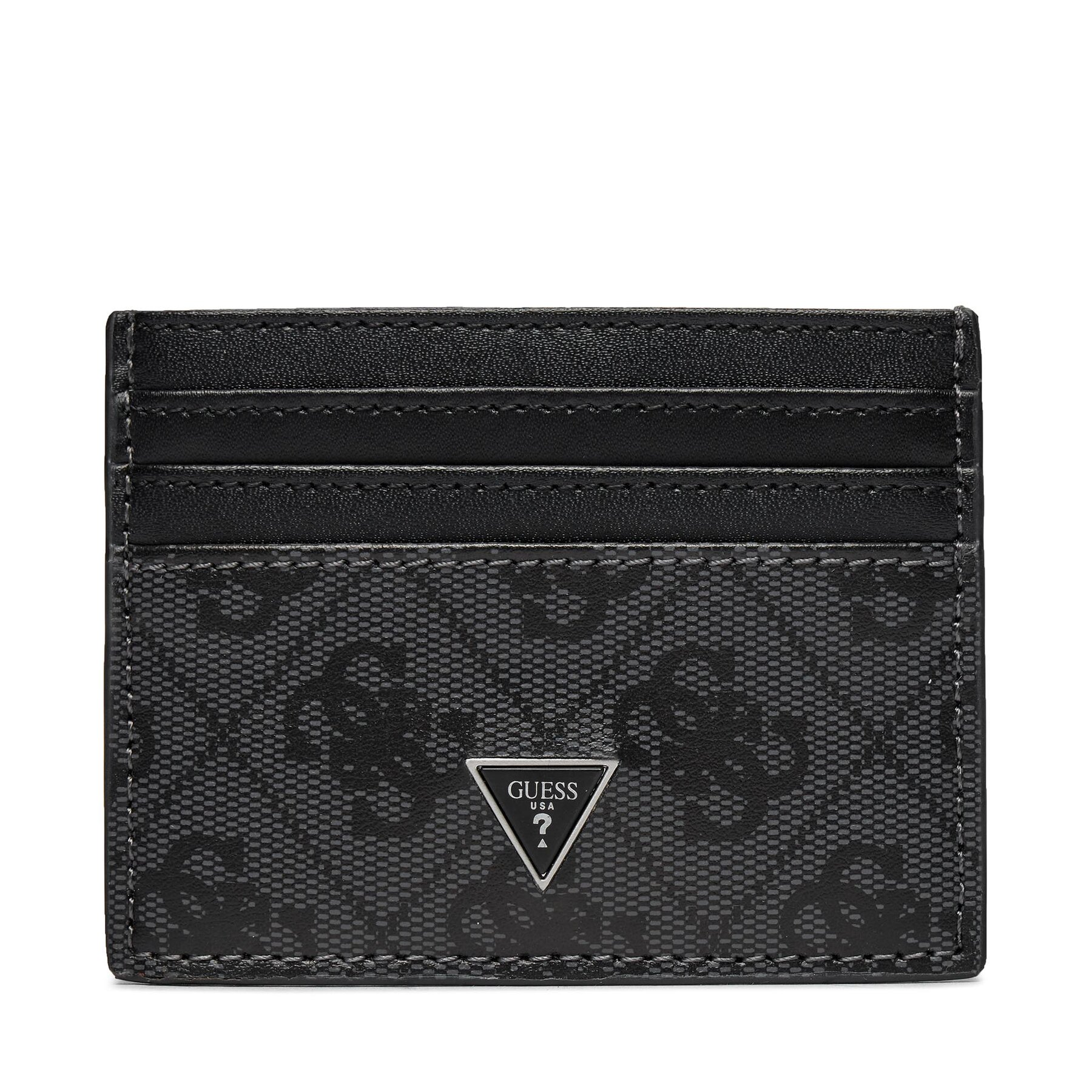 Guess Etui na karty kredytowe SMVELE LEA25 Czarny
