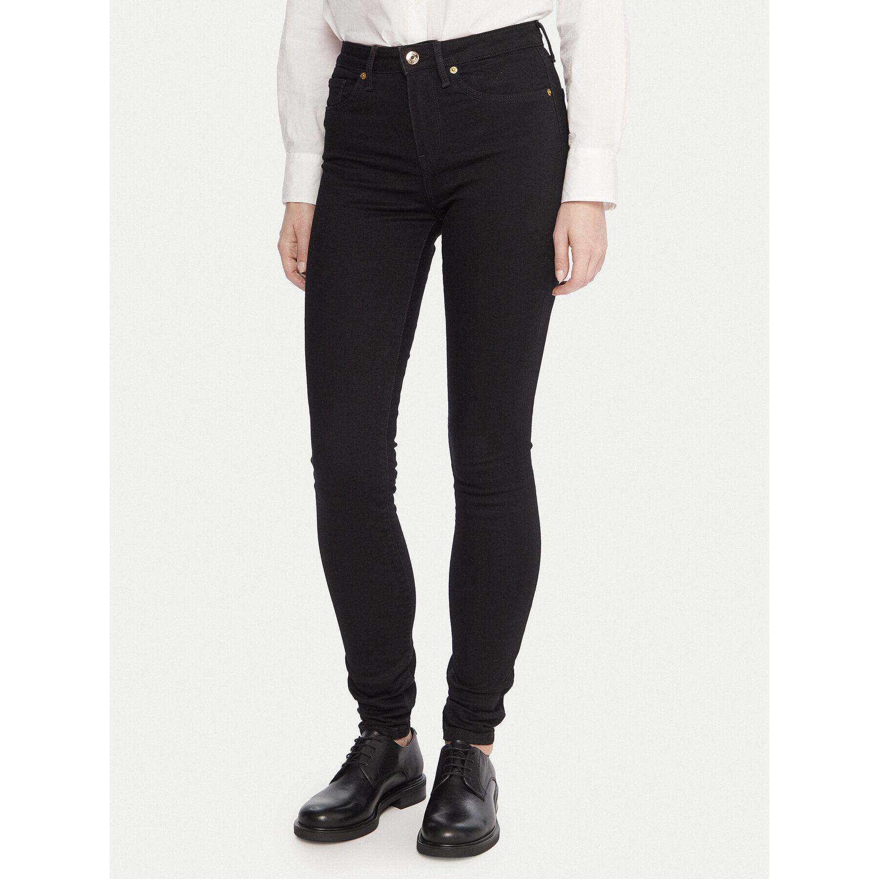 Tommy Hilfiger Jeansy WW0WW46720 Czarny Slim Fit