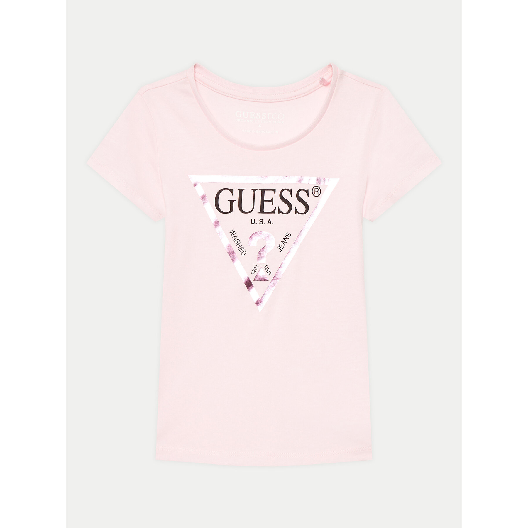 Guess T-Shirt K73I56 K8HM0 Różowy Regular Fit