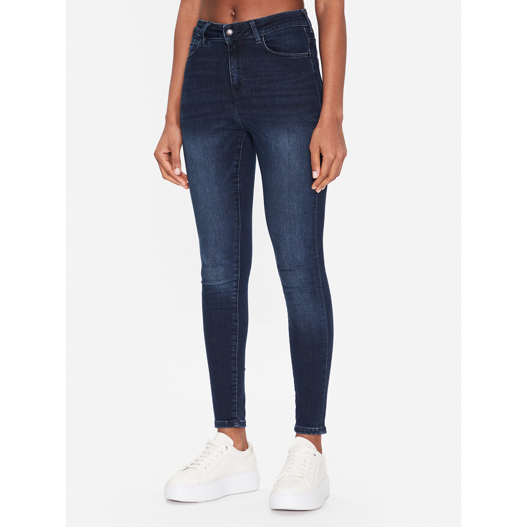 Mustang Jeansy Georgia 1013576 Granatowy Super Skinny Fit