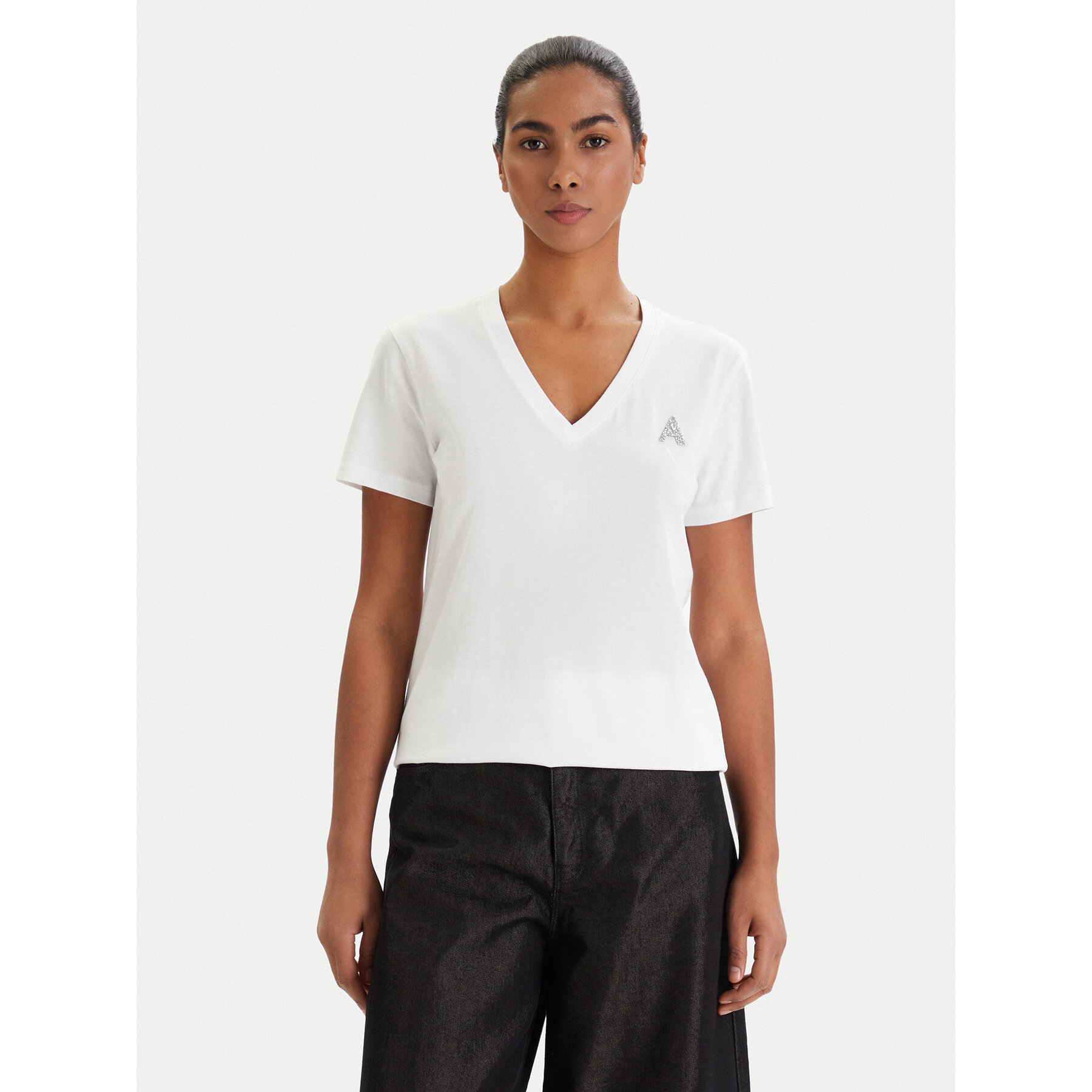 Armani Exchange T-Shirt XW002330 AF10356 U0002 Biały Regular Fit