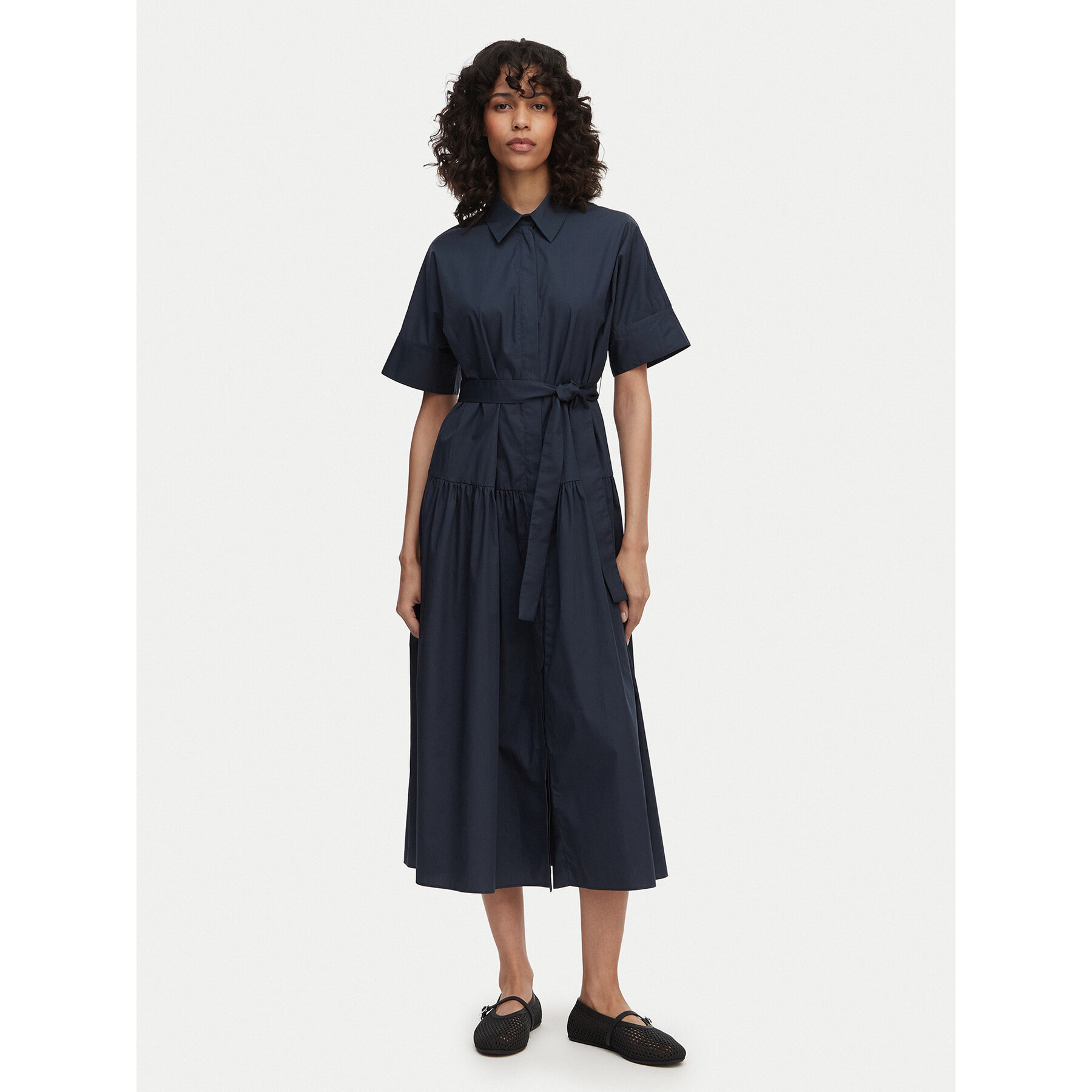 Marella Sukienka koszulowa Fauna 2615221172 Granatowy Regular Fit