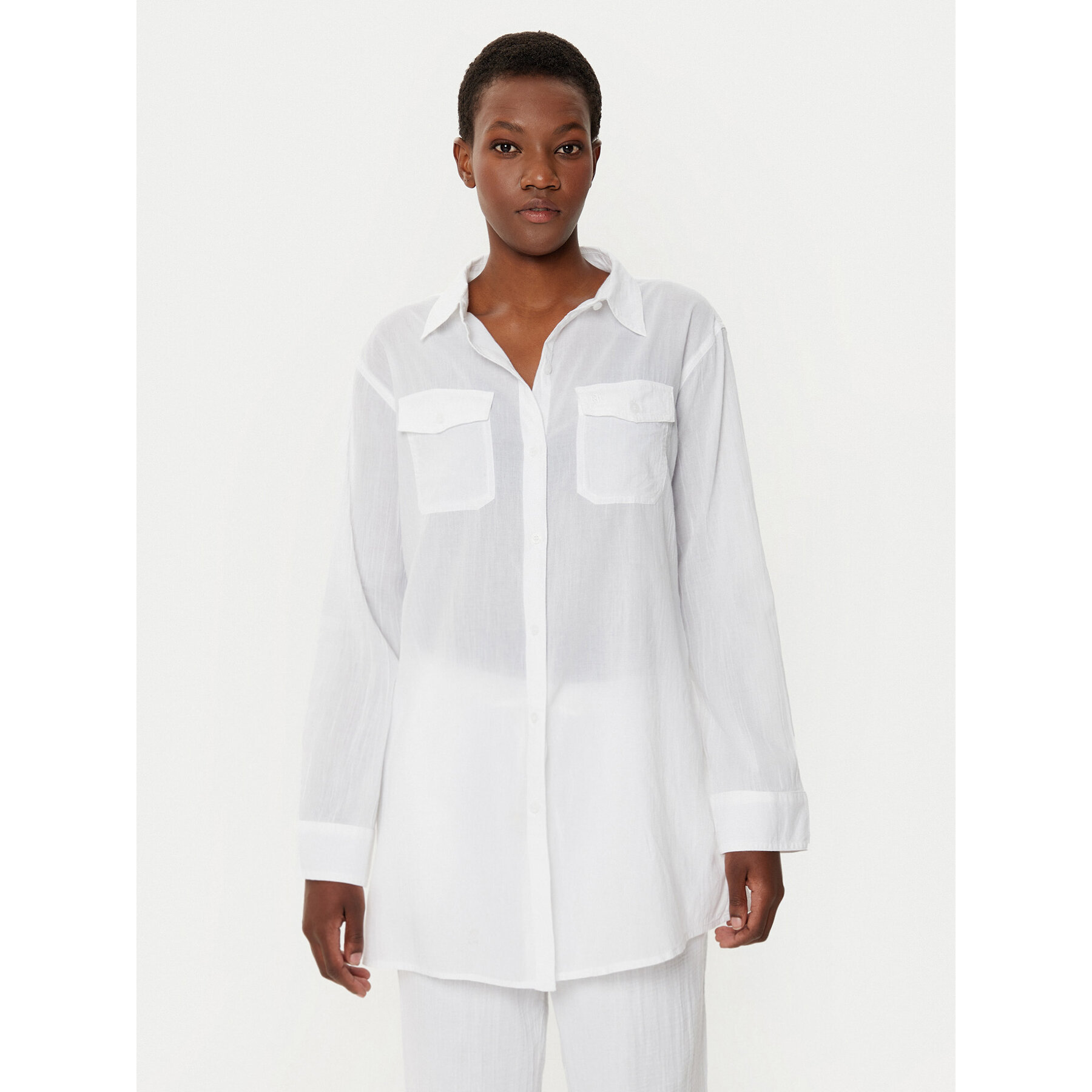 LAUREN RALPH LAUREN Koszula 20501076 Biały Regular Fit
