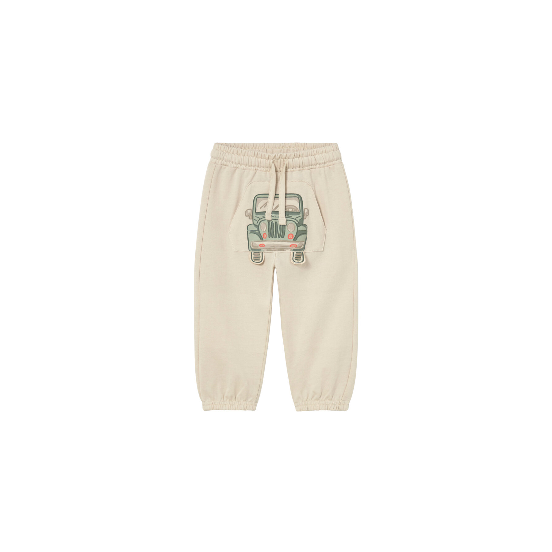 Mayoral Spodnie dresowe 1525 Beżowy Regular Fit