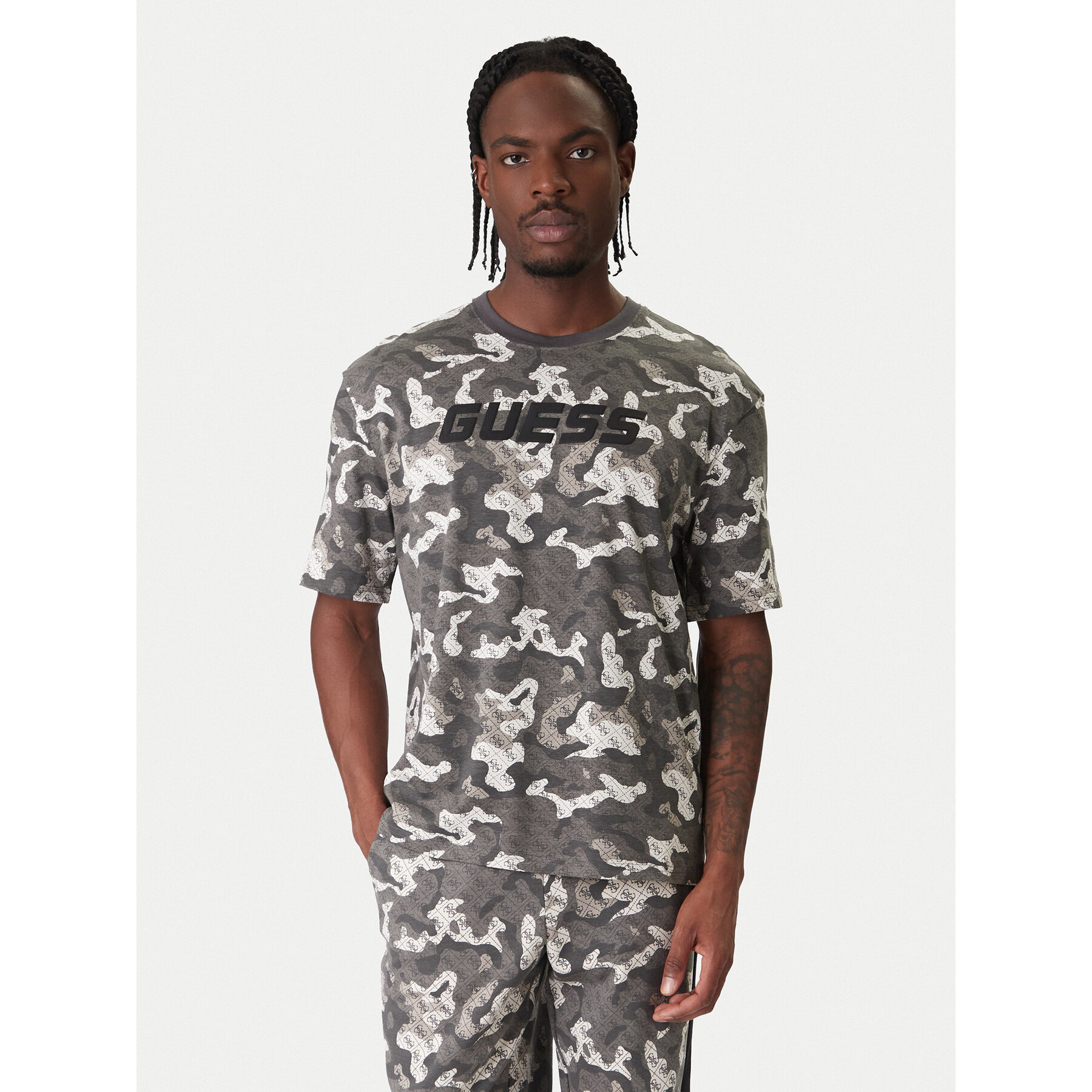 Guess T-Shirt Z6RI05 I3Z14 Szary Regular Fit