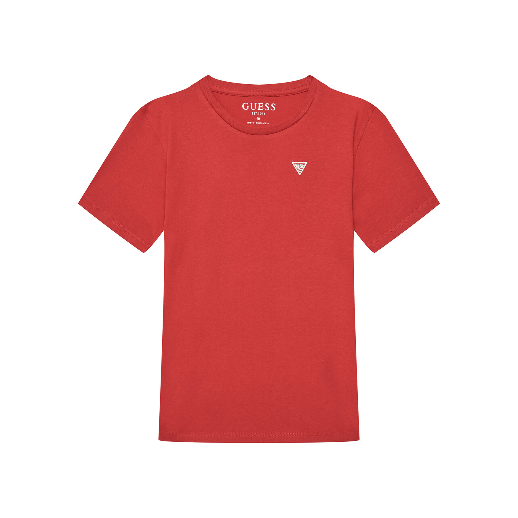 Guess T-Shirt L5YI38 K5M20 Czerwony Regular Fit