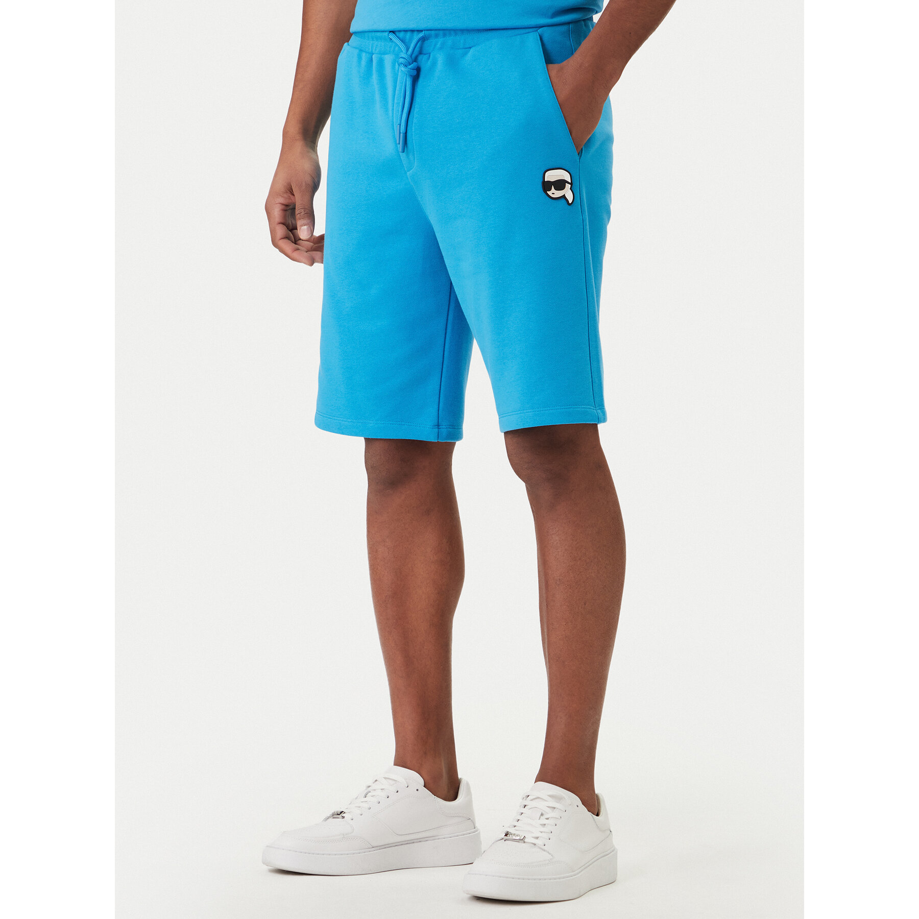 KARL LAGERFELD Szorty sportowe 705019 562900 Niebieski Regular Fit