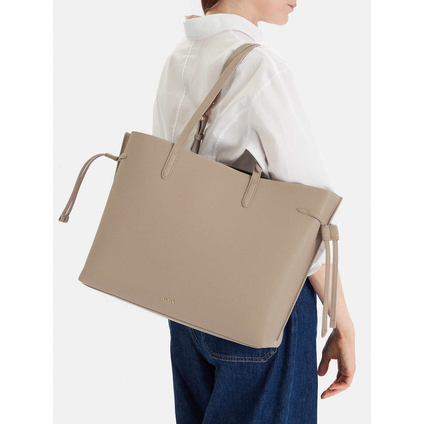 Furla Torebka Ava L WB02001 BX4329 CN 4621S Beżowy