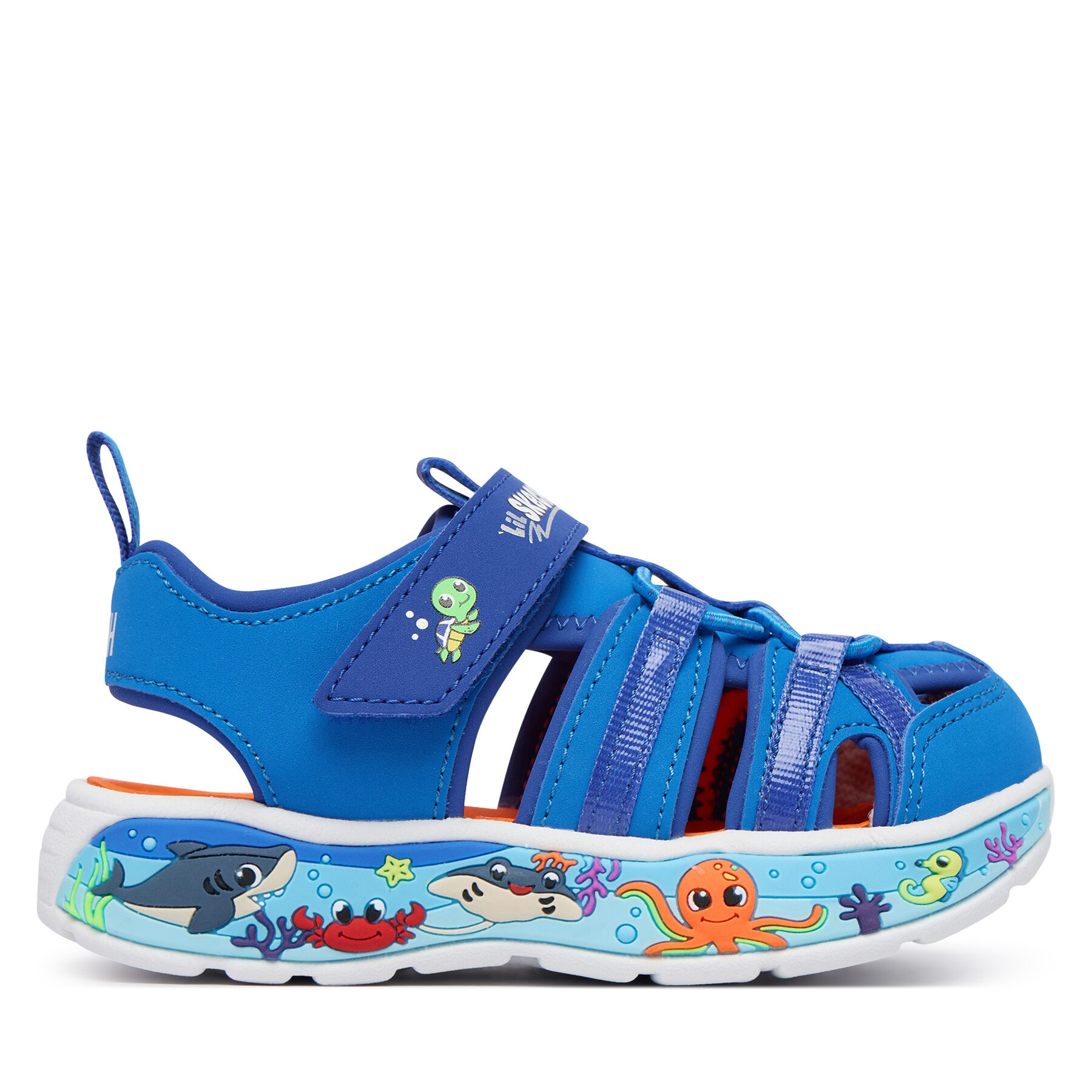 Skechers Sandały Infants' Play Scene Splash 407041N/LTBL Niebieski