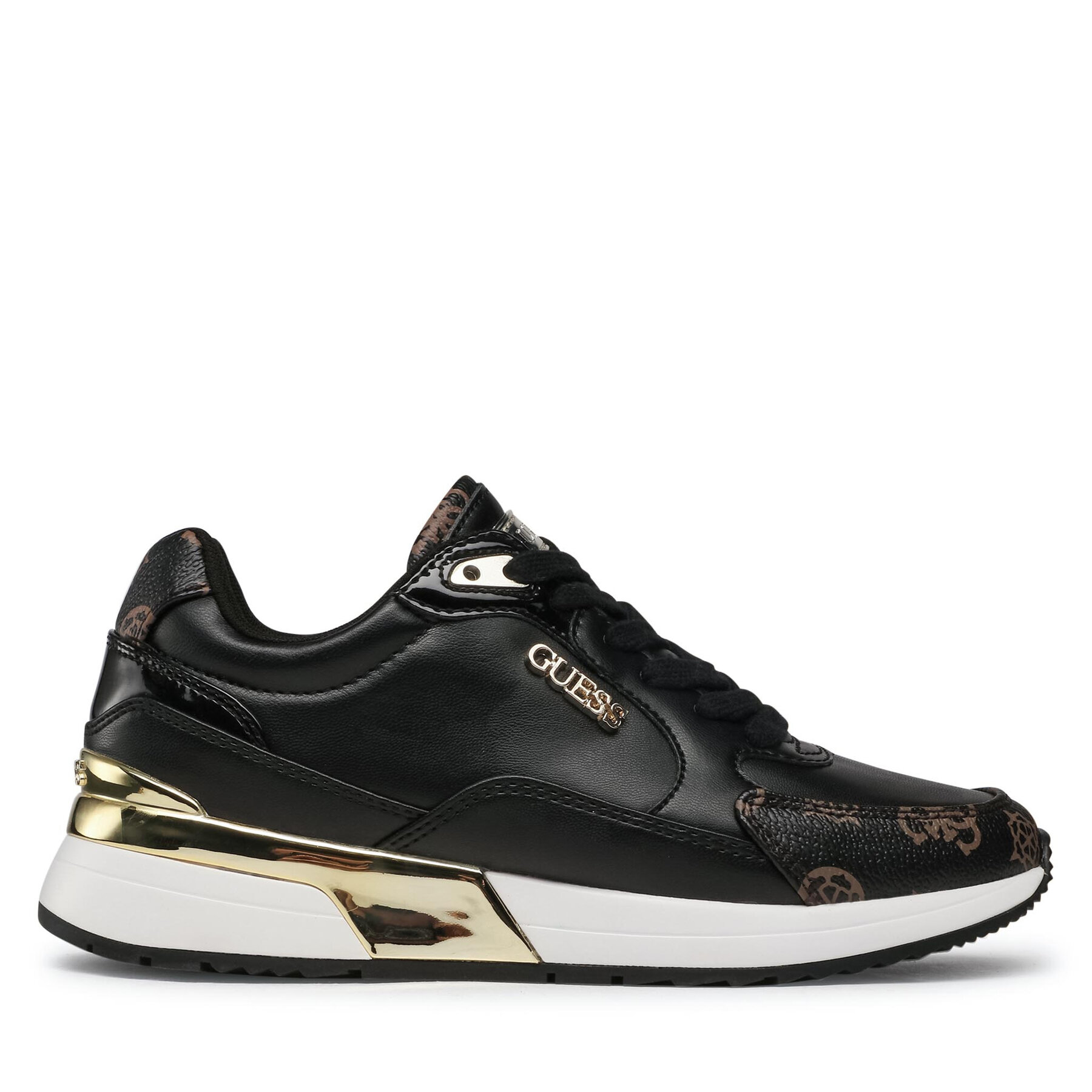 Guess Sneakersy Moxea FL5MOX FAL12 Czarny