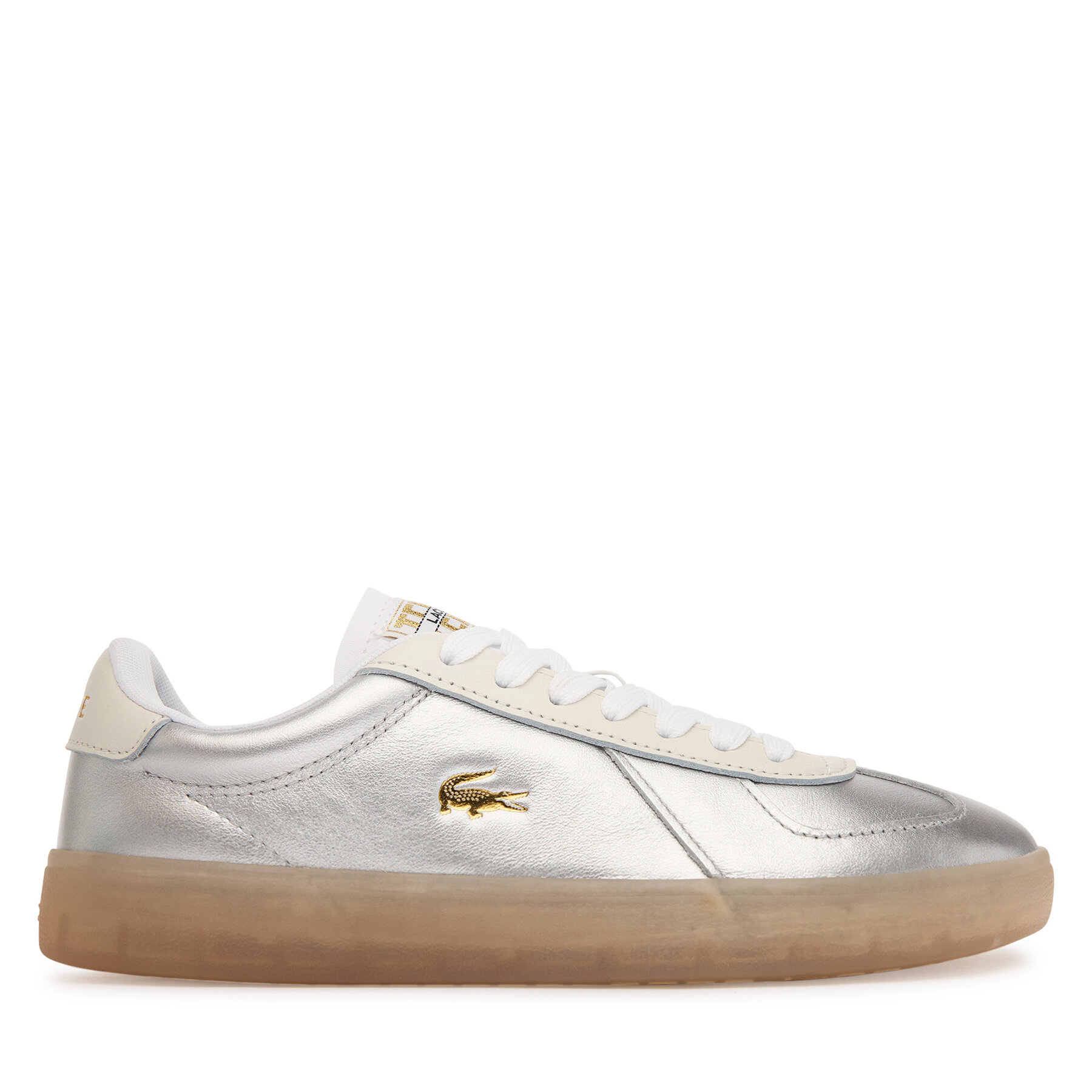 Lacoste Sneakersy Baseshot 50SFA0031 Srebrny