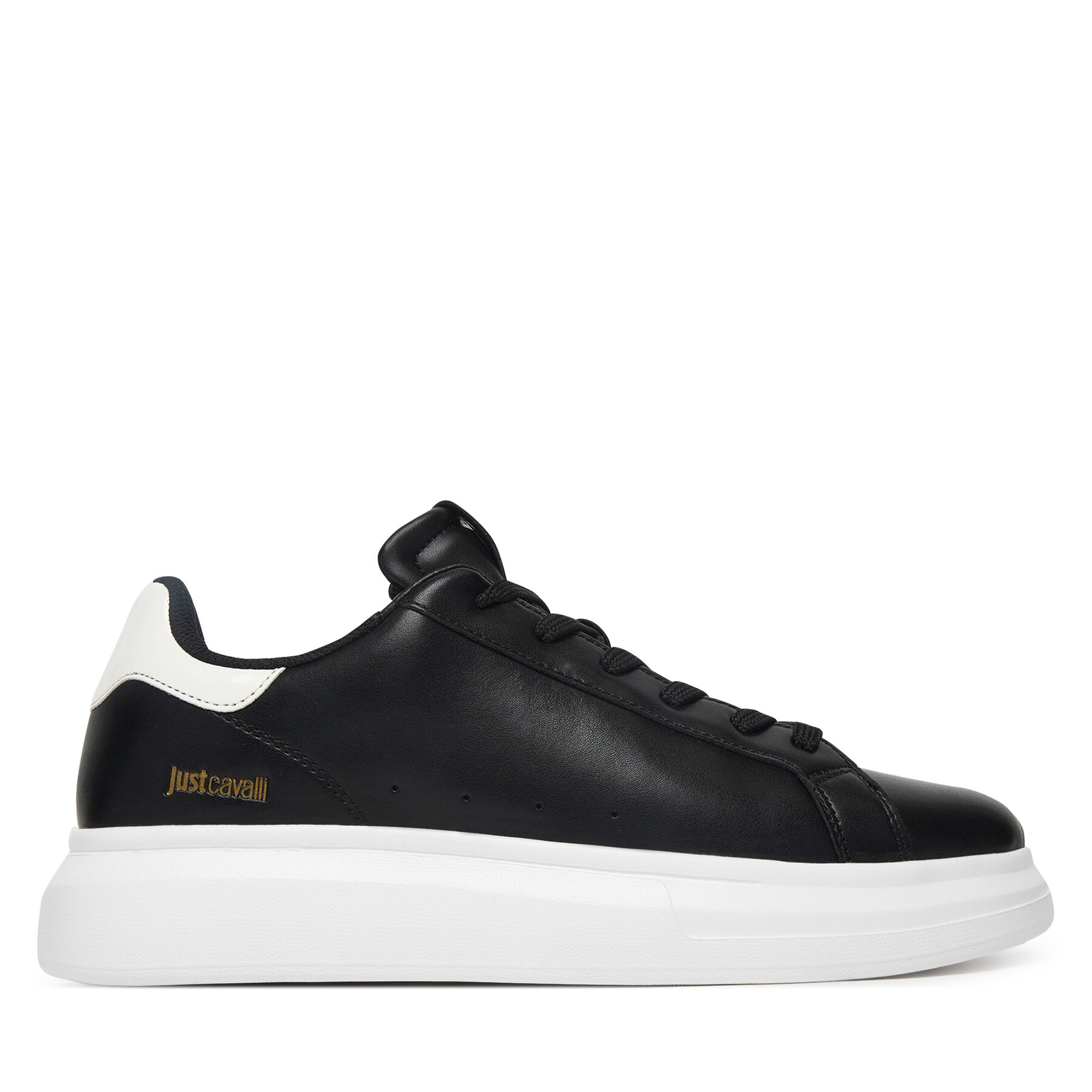 Just Cavalli Sneakersy 80QA3SBG ZPC20 Czarny