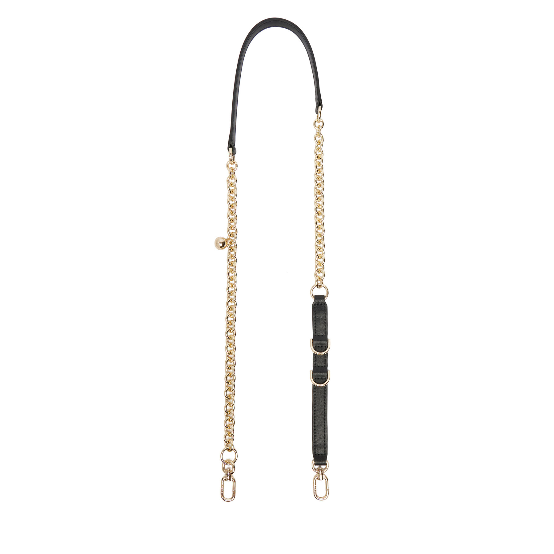 Furla Wymienny pasek do torebki Delia Chain WK00593 BX3756 CN O6000 Czarny