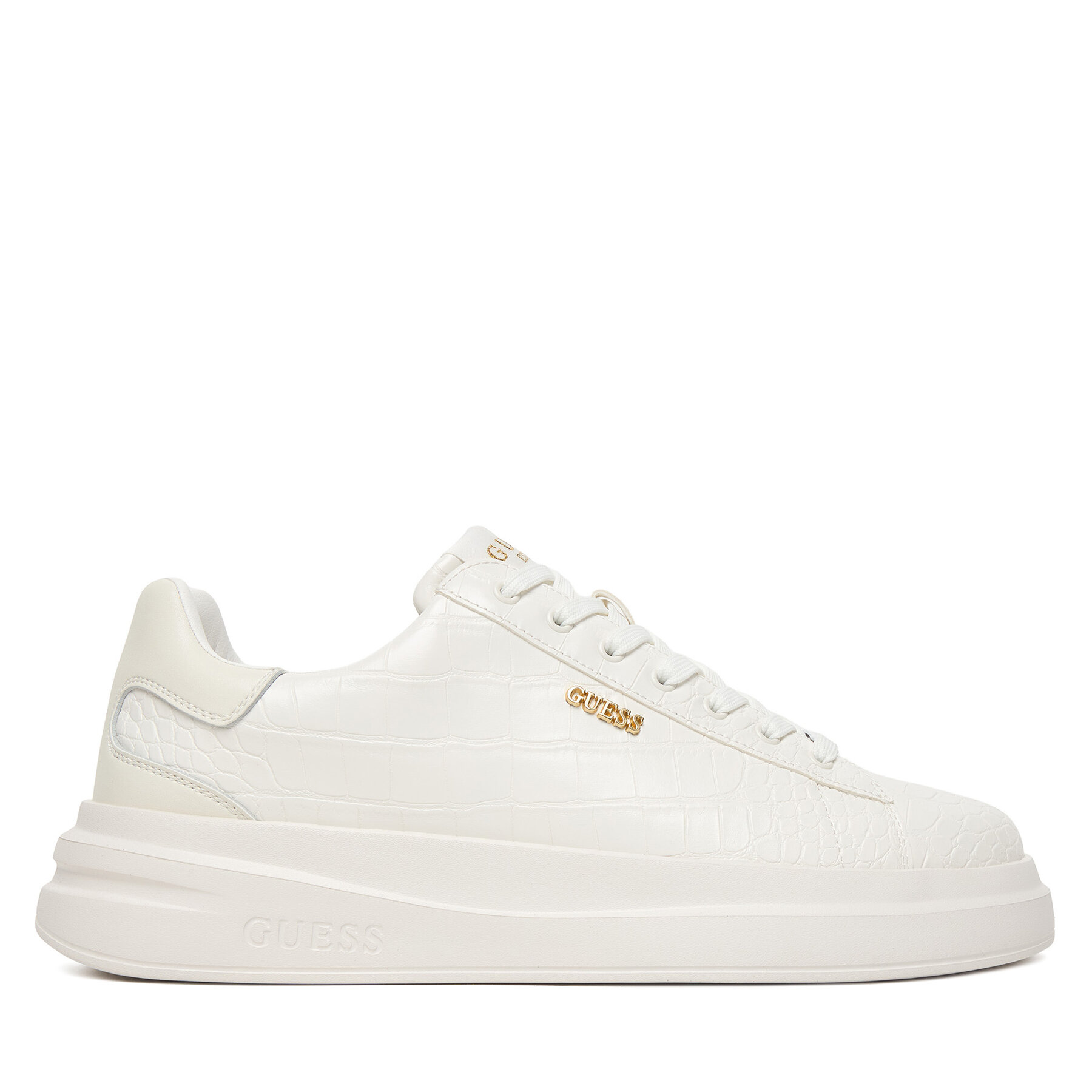 Guess Sneakersy FMPELA ELE12 Biały