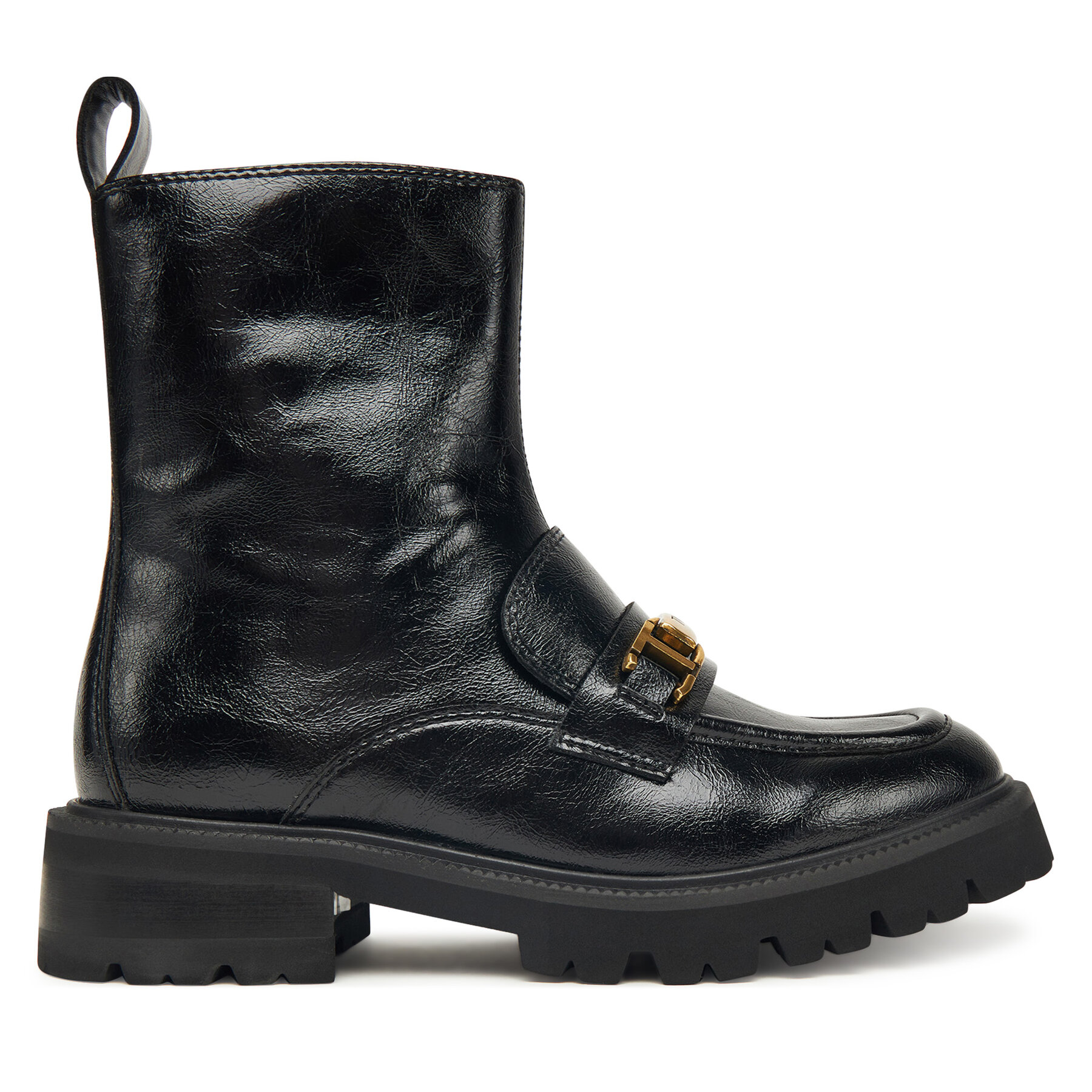 TWINSET Botki 252TGT082 Czarny