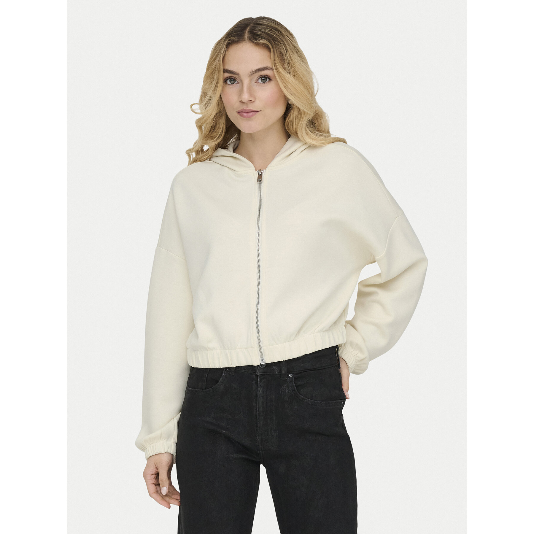 ONLY Bluza Scarlett 15346449 Écru Regular Fit