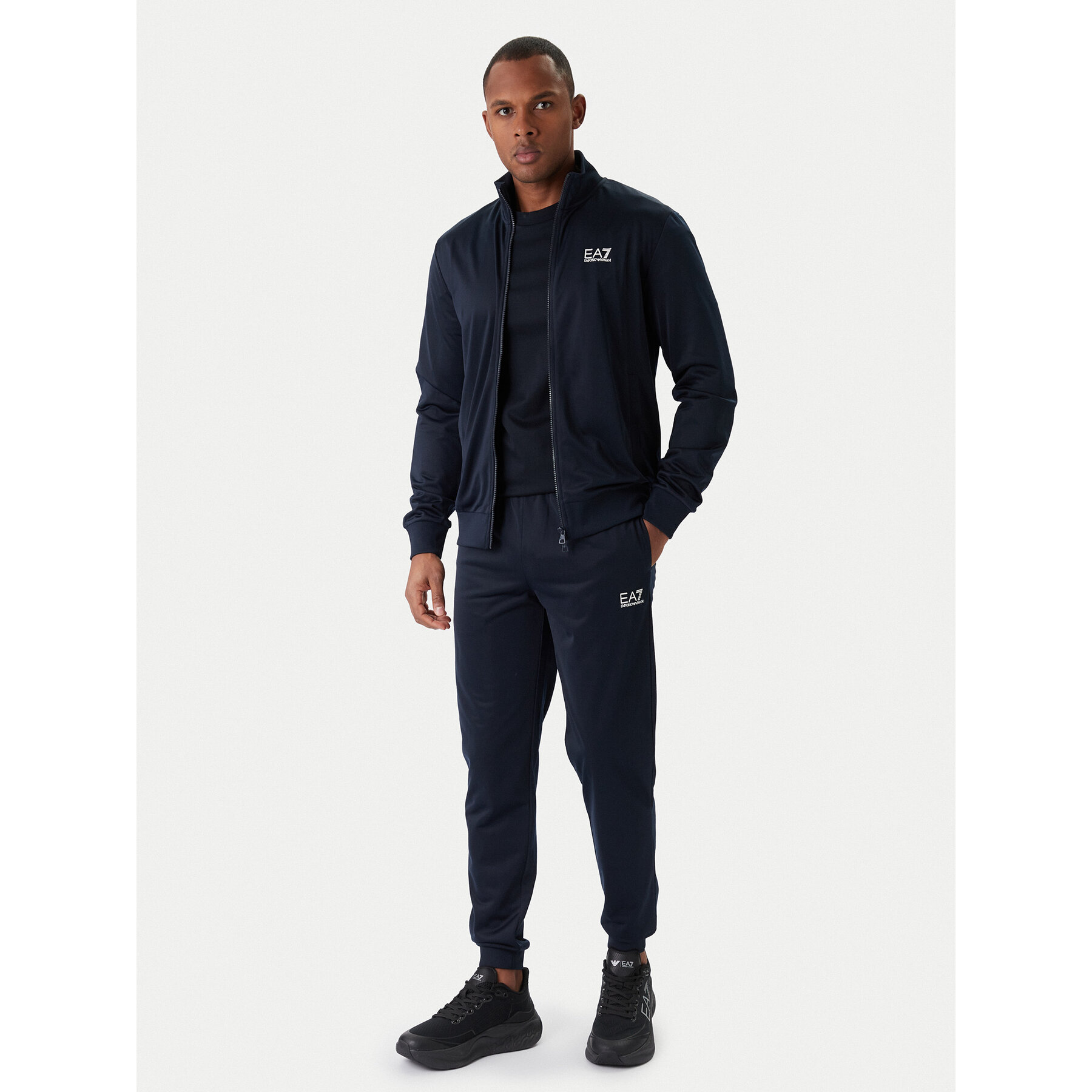 EA7 Emporio Armani Dres 8NPV65 PJHCZ 1562 Granatowy Regular Fit