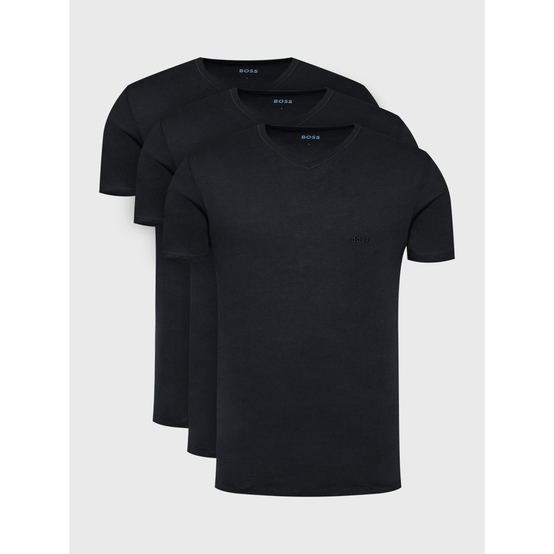 BOSS Komplet t-shirtów Classic 50475285 Czarny Regular Fit