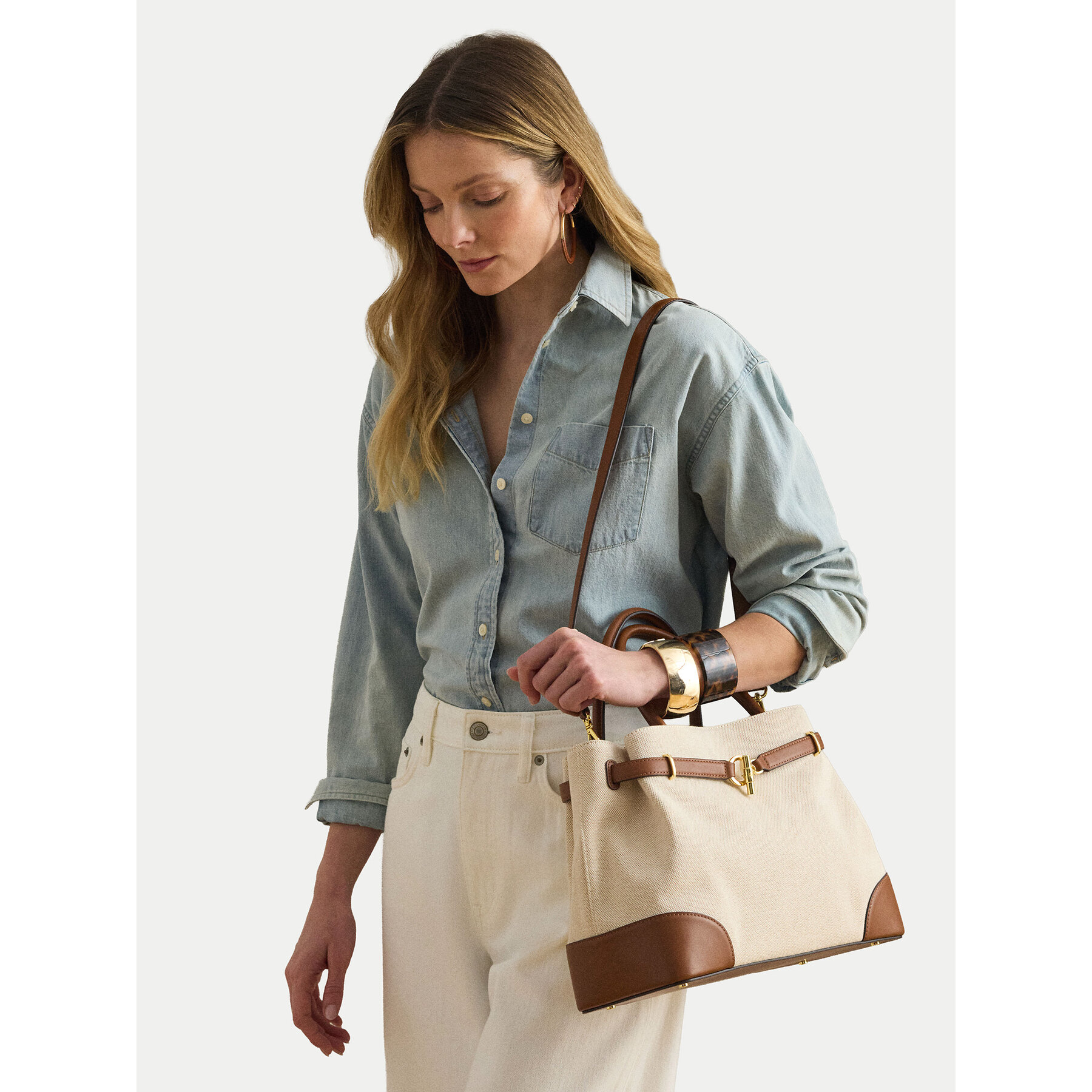 LAUREN RALPH LAUREN Torebka 431P04296005 Beżowy
