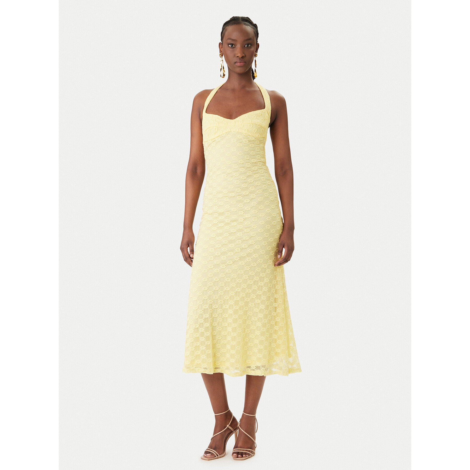 Bardot Sukienka koktajlowa Mariko 60397DB Żółty Regular Fit