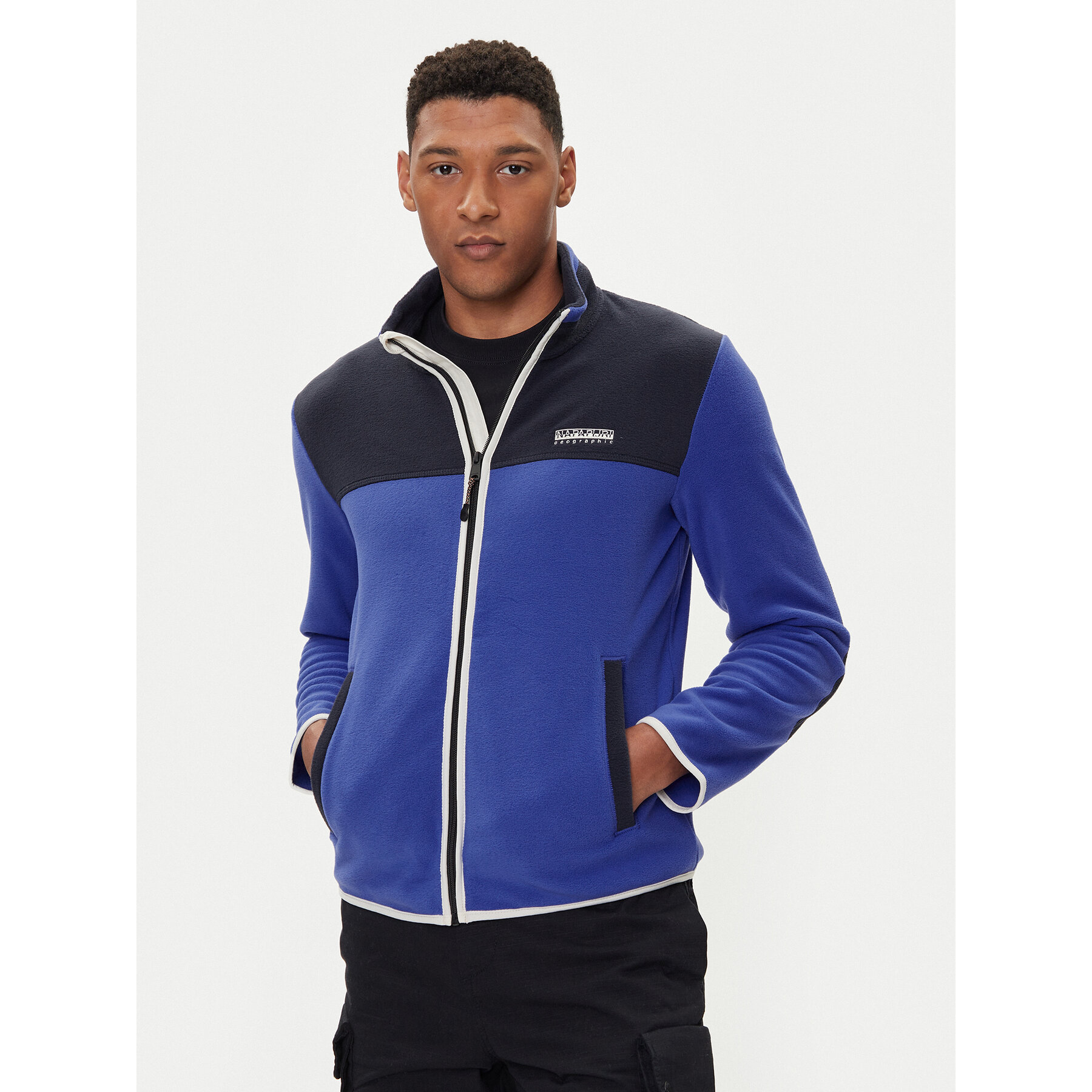 Napapijri Polar T-Dergana NP0A88V1 Niebieski Regular Fit