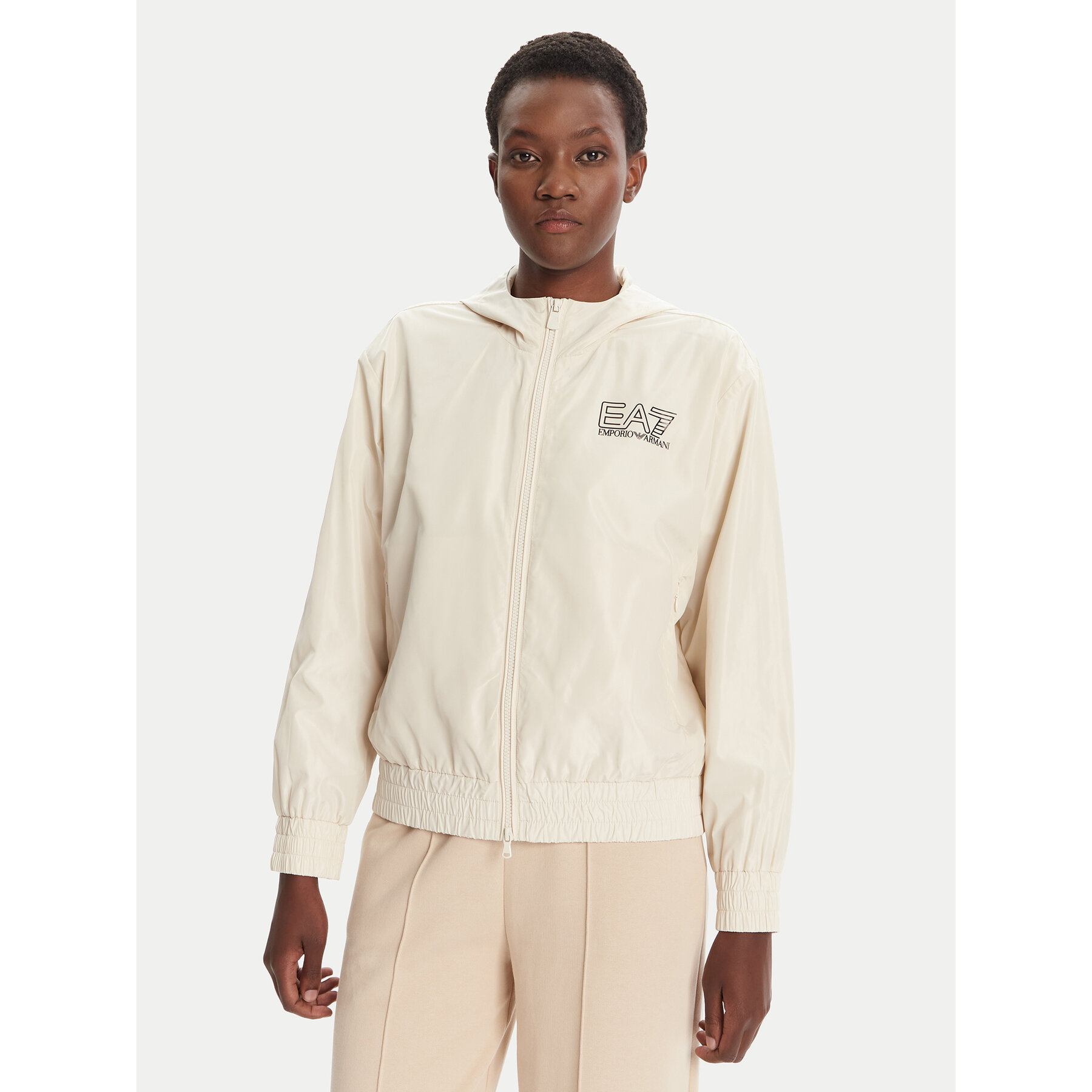 EA7 Emporio Armani Wiatrówka 7W000113 AF12454 U1079 Beżowy Relaxed Fit