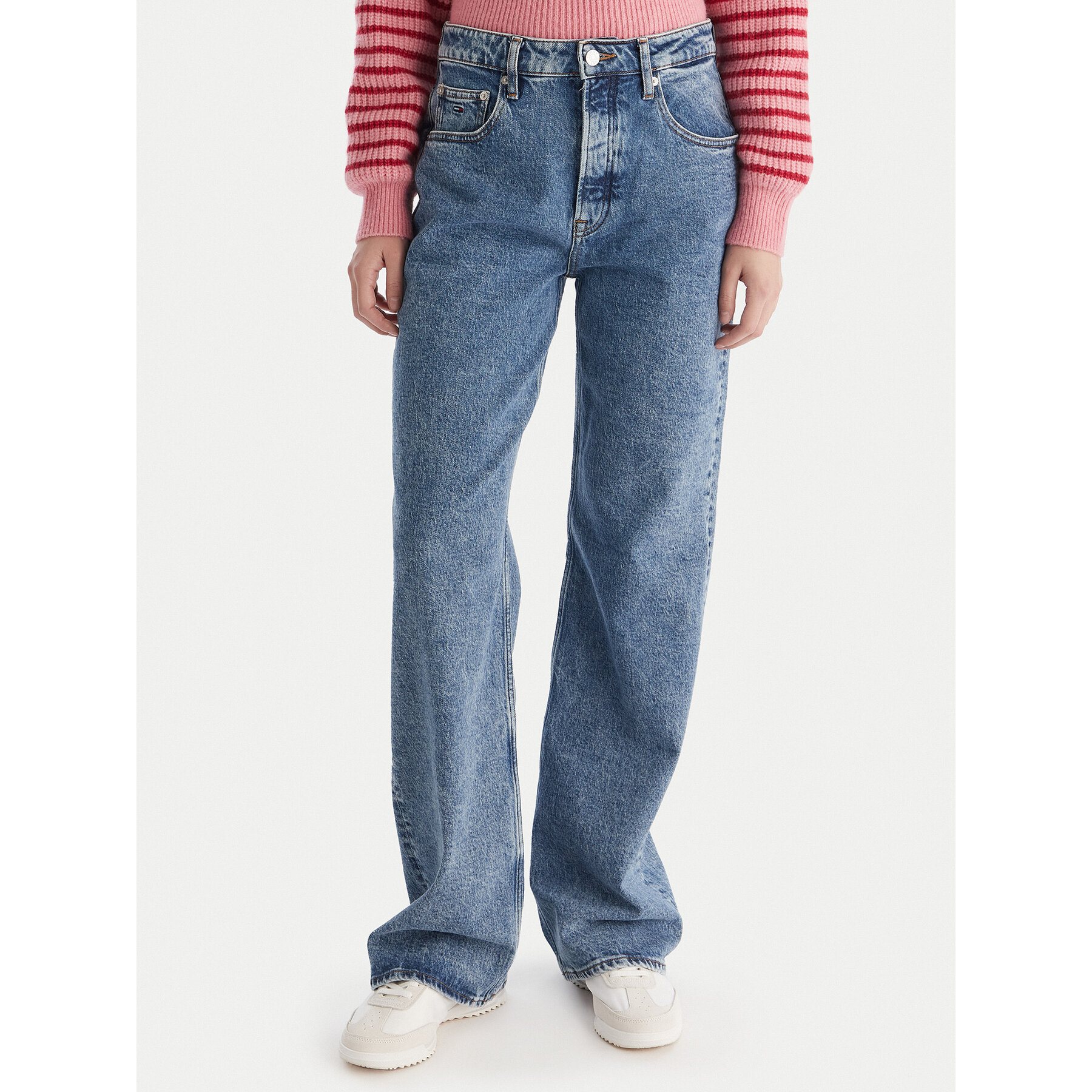 Tommy Jeans Jeansy Mia DW0DW20491 Niebieski Relaxed Fit