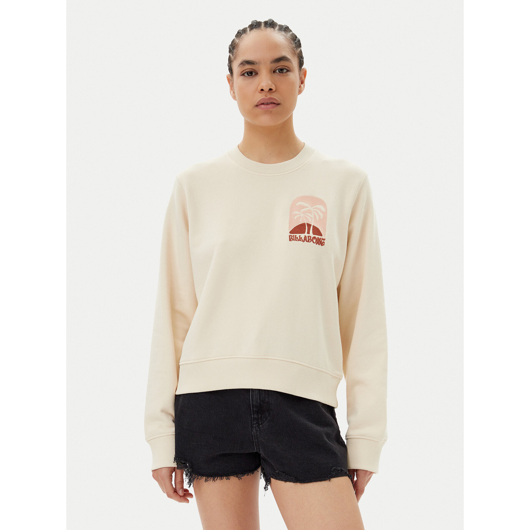 Billabong Bluza Sunpalms EBJSF00169 Beżowy Regular Fit