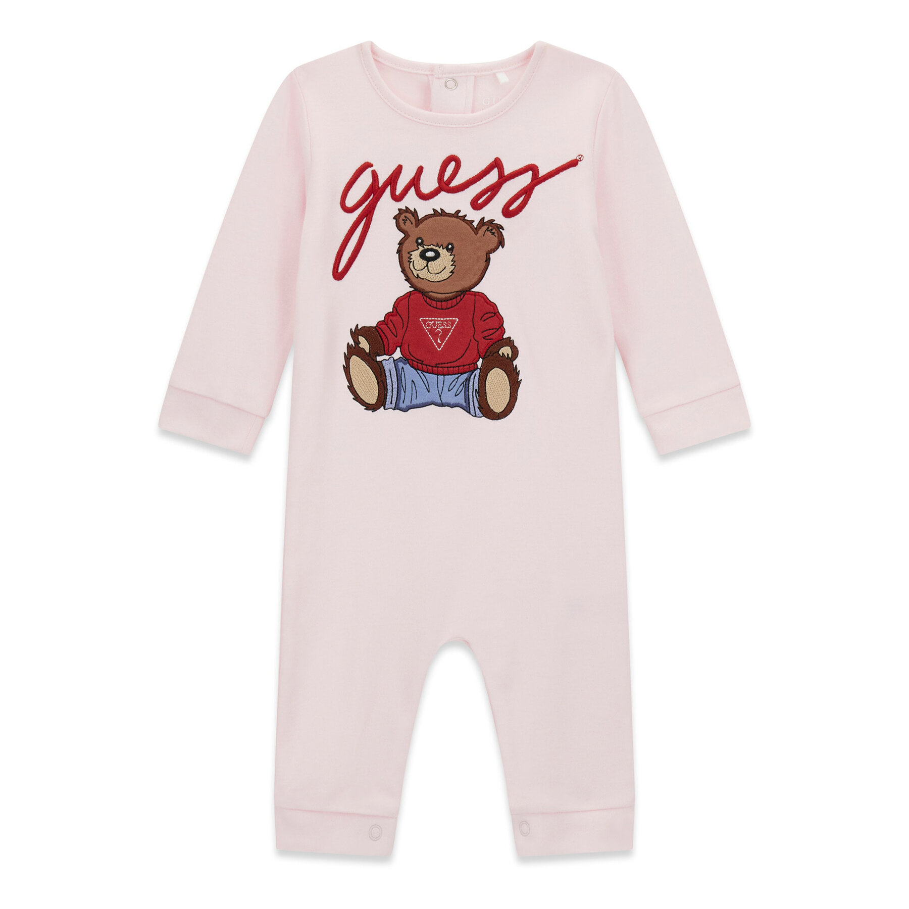Guess Romper H6RW01 KA6W4 Różowy Regular Fit