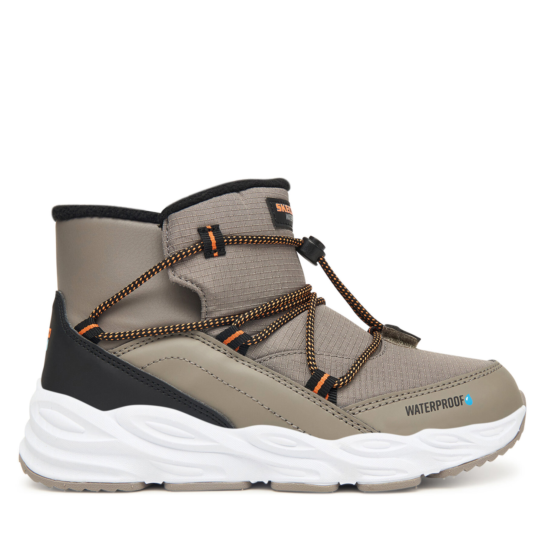 Skechers Śniegowce Turbo Tread 406385L TPBK Szary