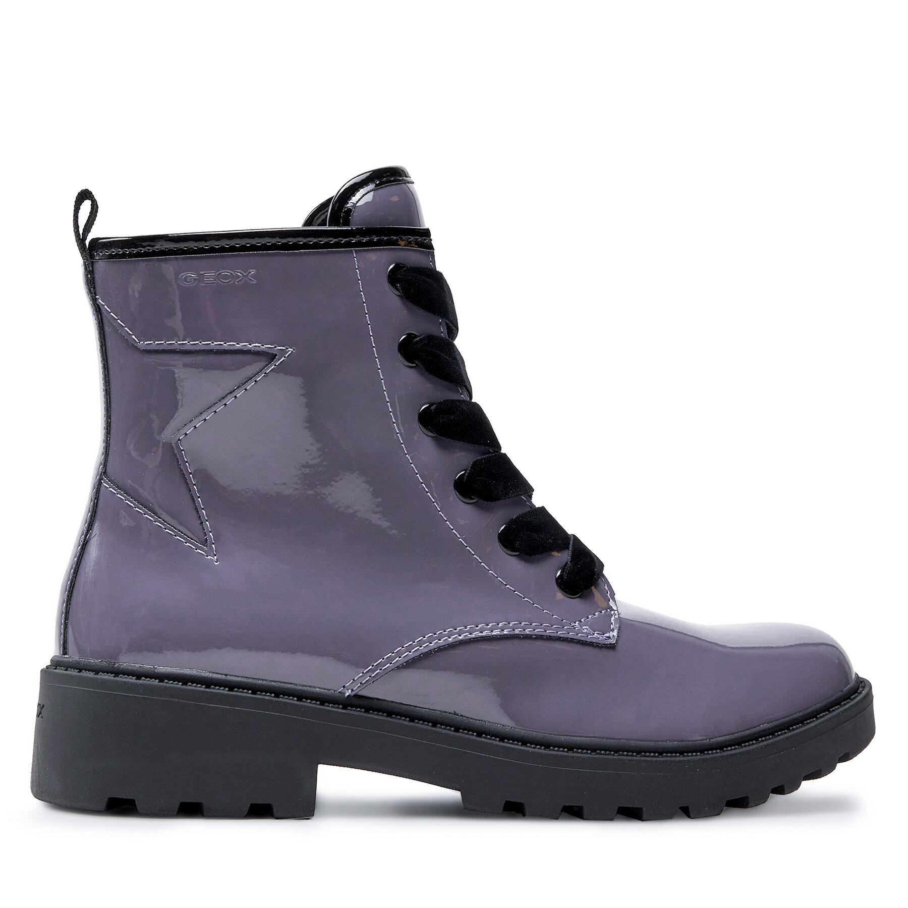 Geox Kozaki Jr Casey J9420G 000HH C8016 S Fioletowy
