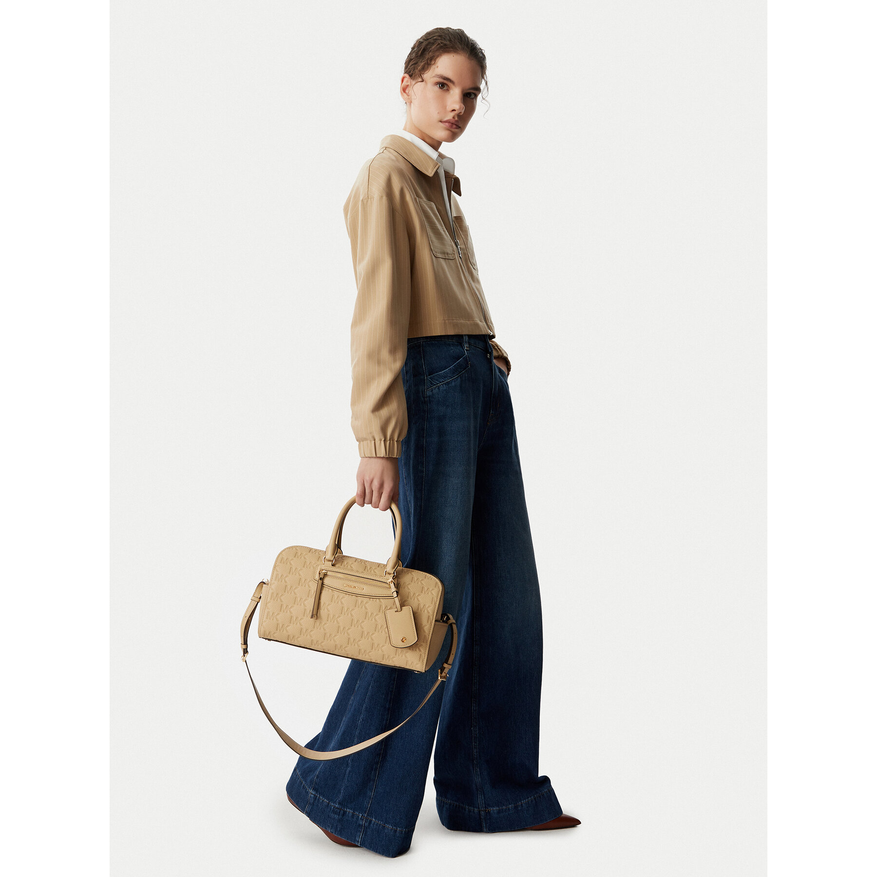 MICHAEL Michael Kors Torebka 30S6GTVS6L Beżowy