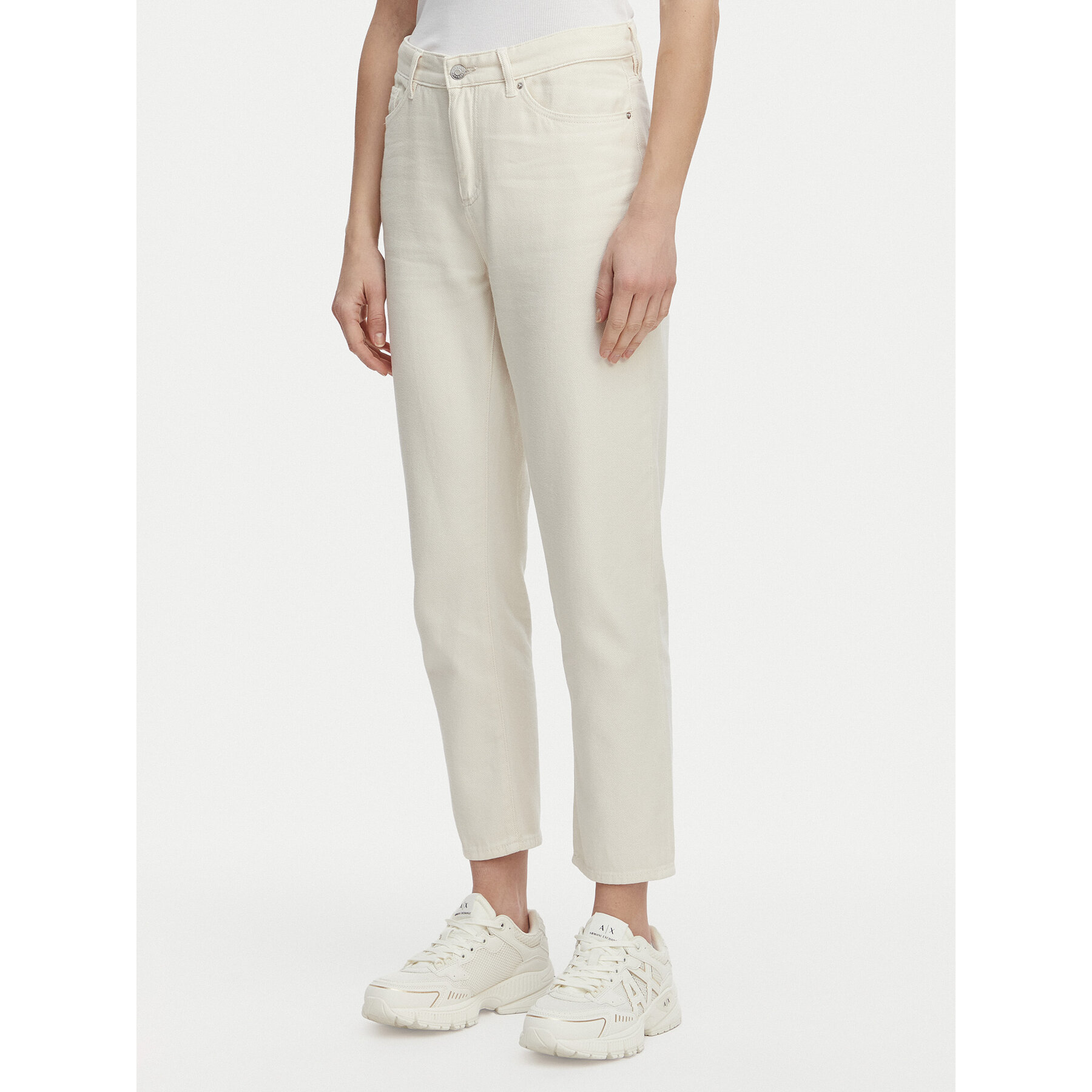 Armani Exchange Jeansy XW000073 AF12858 U1003 Kremowy Relaxed Fit