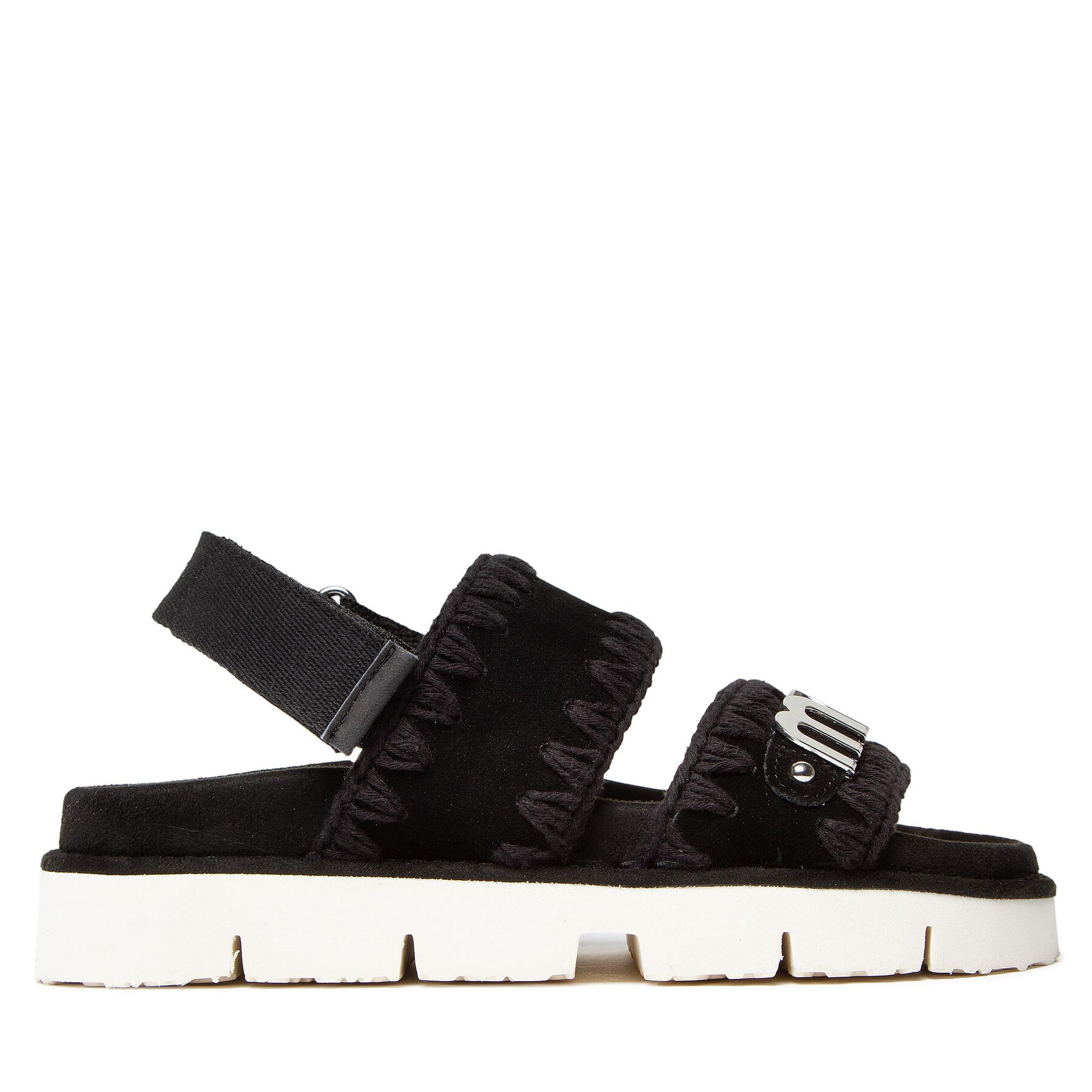 Mou Sandały New Bio Sandal SW461001A Czarny