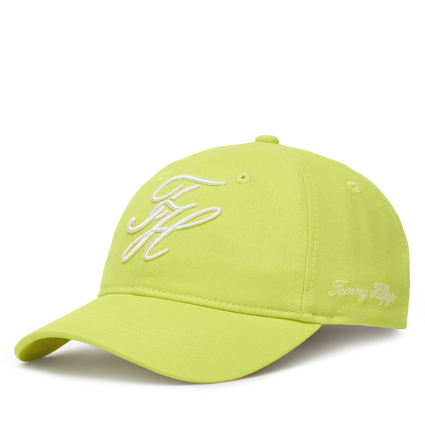 Tommy Hilfiger Czapka z daszkiem Logo Embroidery Baseball Cap AW0AW18338 Zielony